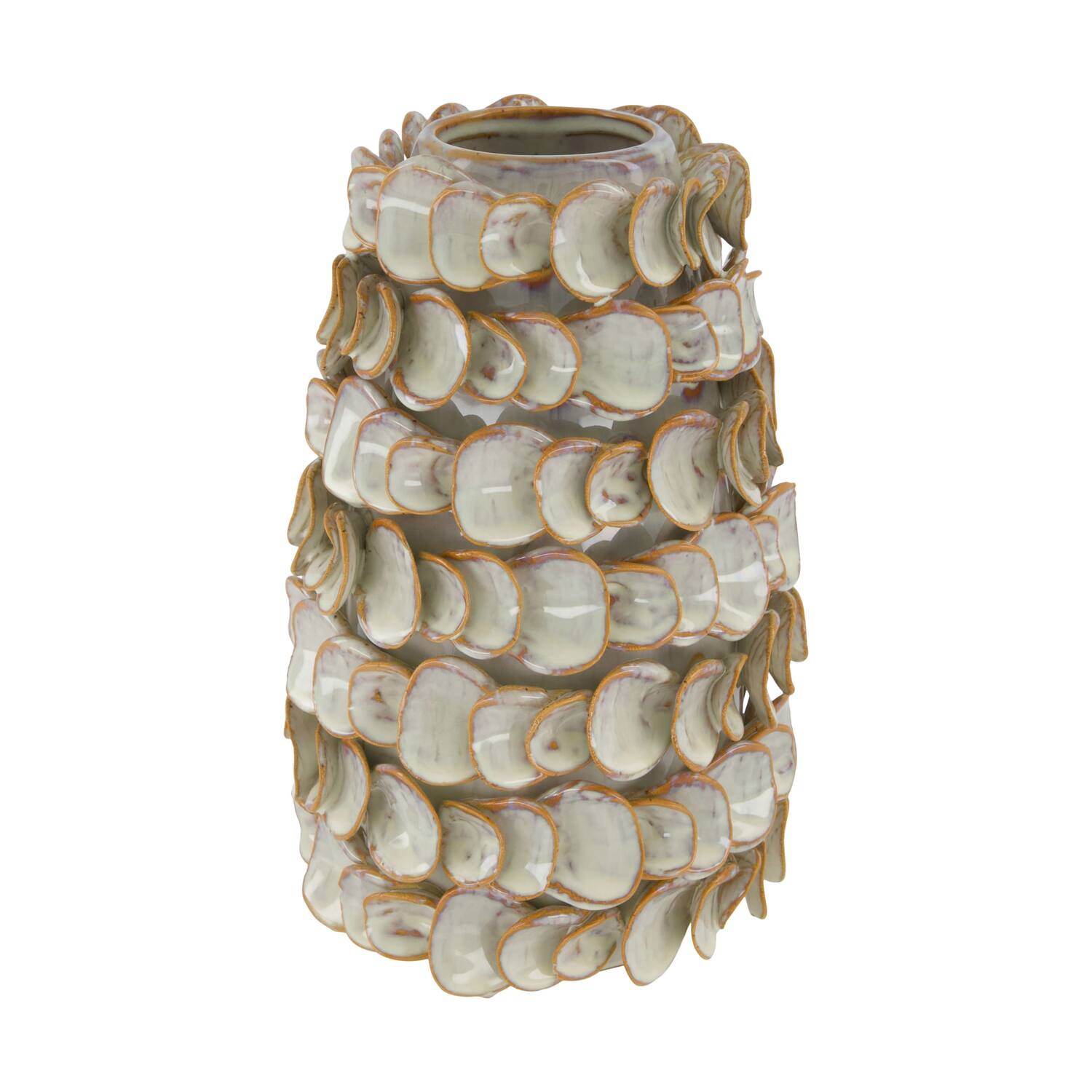 Vase ceramic 15.5x15.5x25cm - Cream