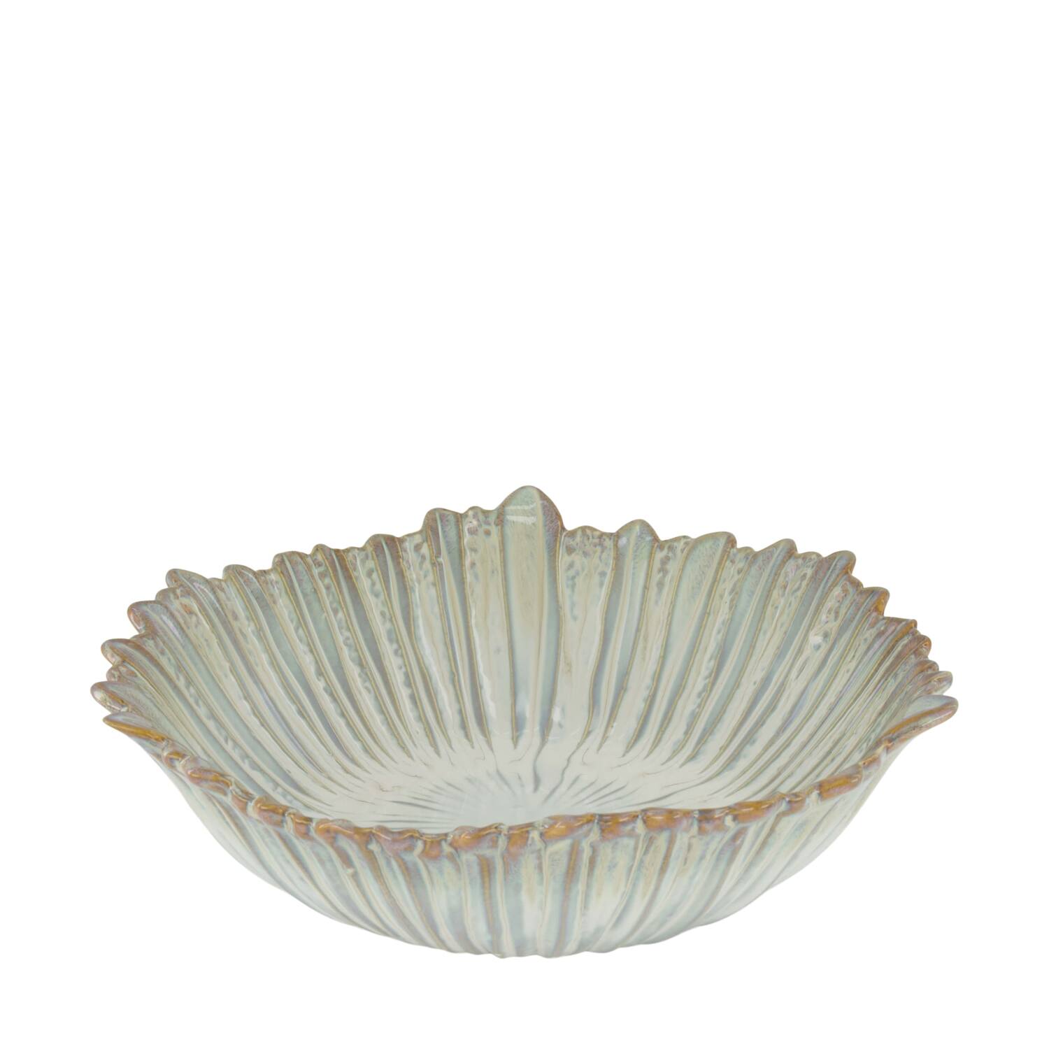 Bowl ceramic 28x28x9cm - White