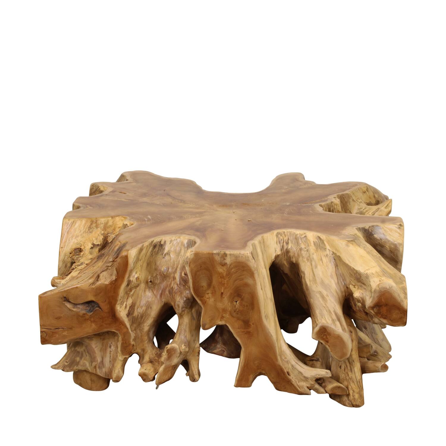 Table square teak wood 100x100x45cm