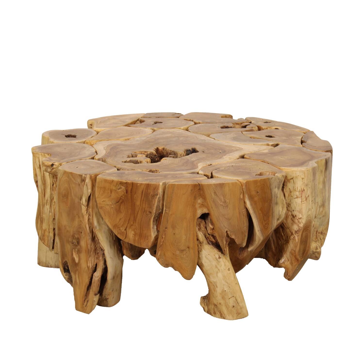 Table teak wood 100x100x45cm