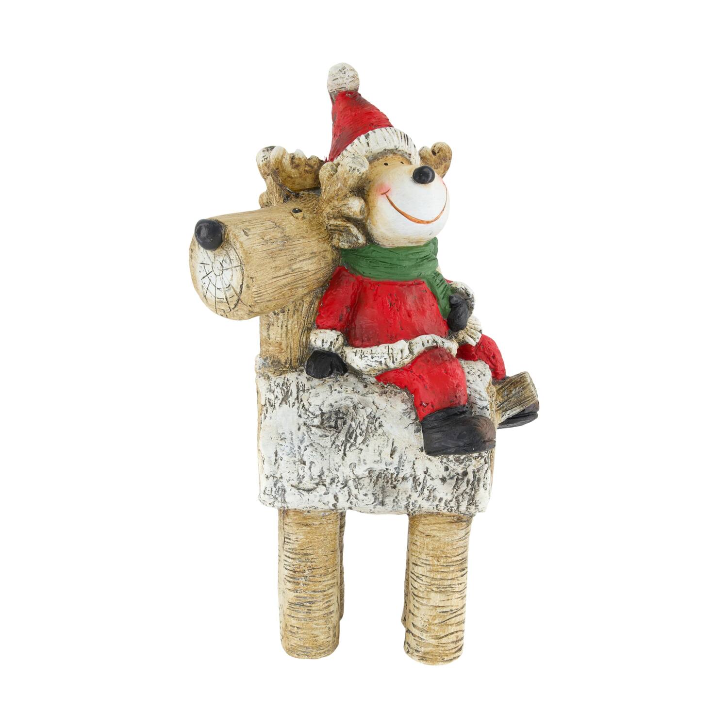 Figur Rentier Magnesium 26x17x44cm gemischt