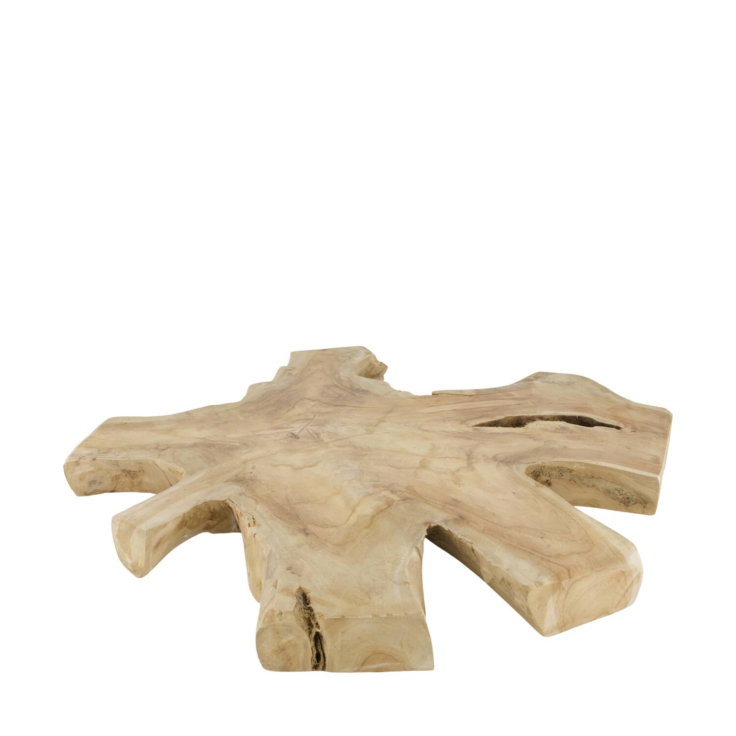 Tranche bois de teck d50h3cm naturel
