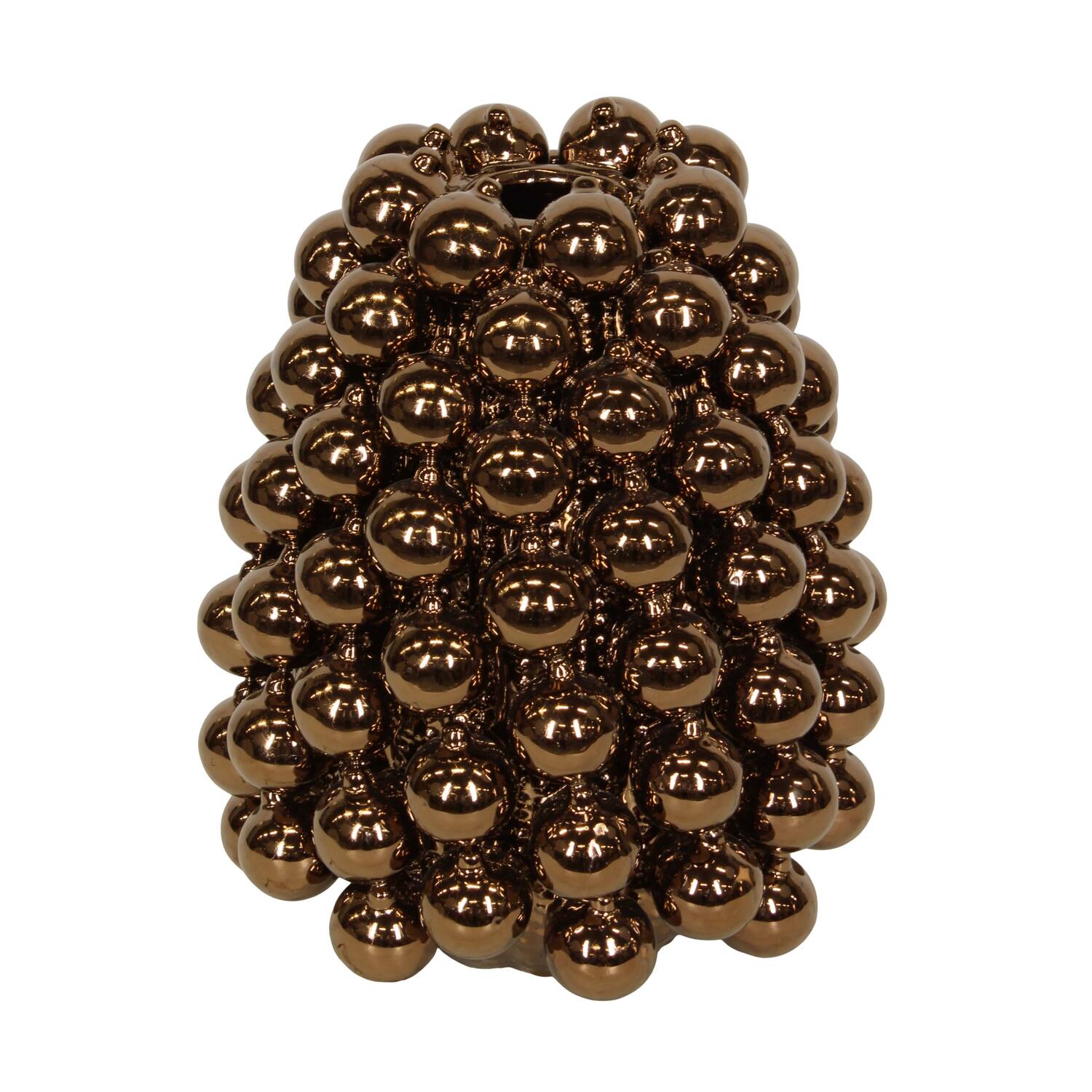 Vase Weihnachtskugel Keramik d27h31cm Gold