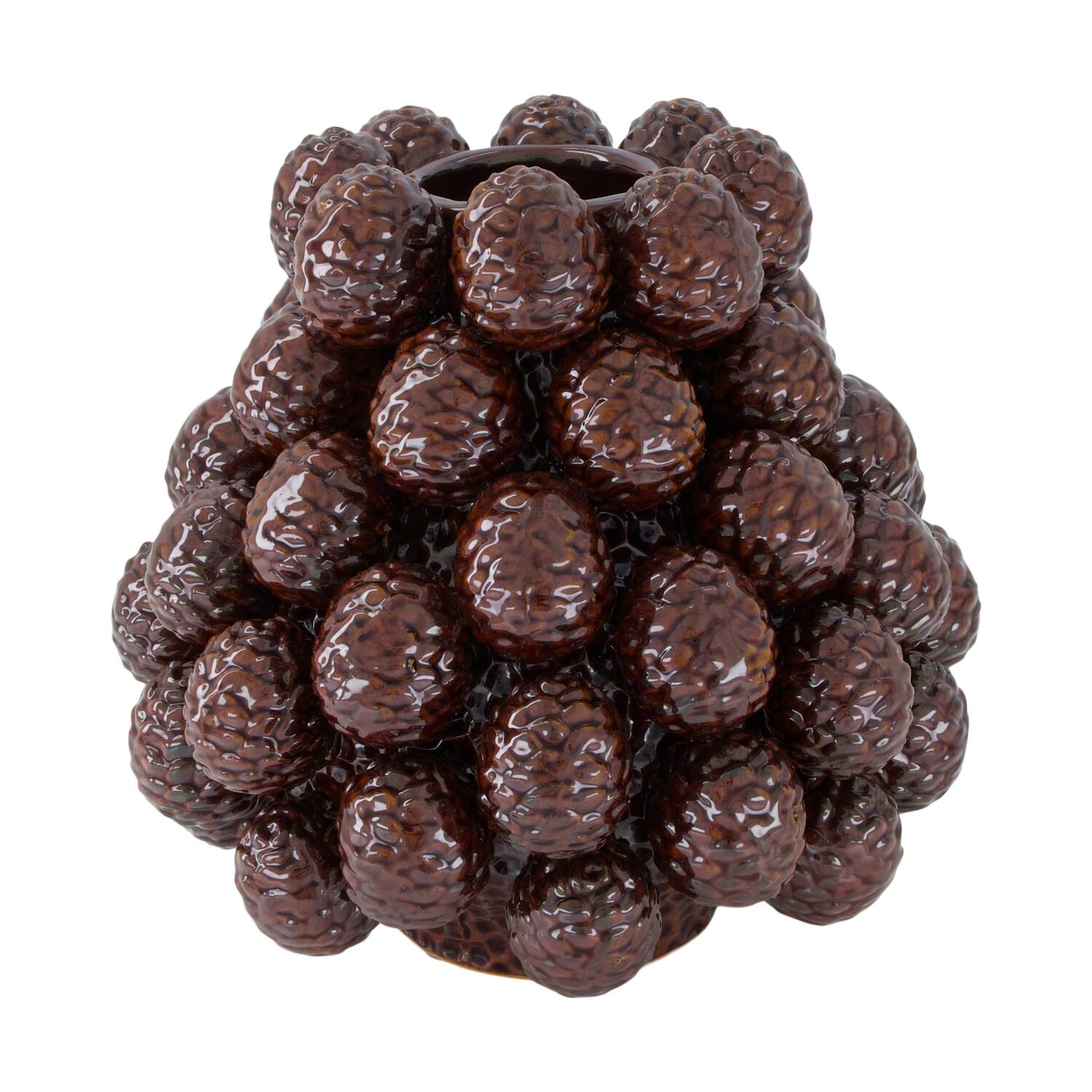Vase pinecone ceramic 24x24x25cm
