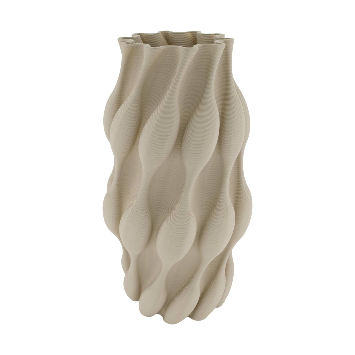 Vase 3D ceramic 21x21x40cm