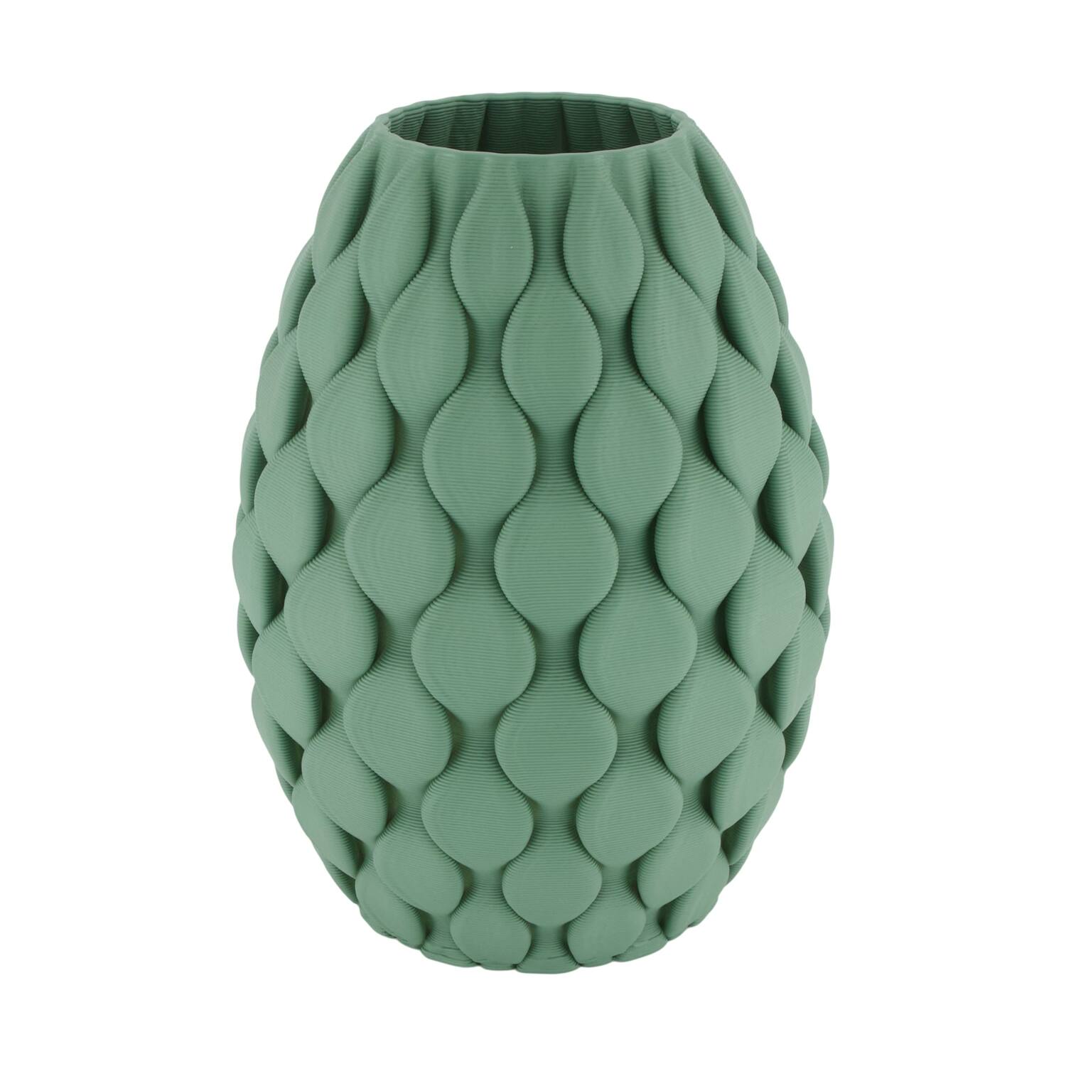 Vase 3D ceramic 18.5x18.5x25cm