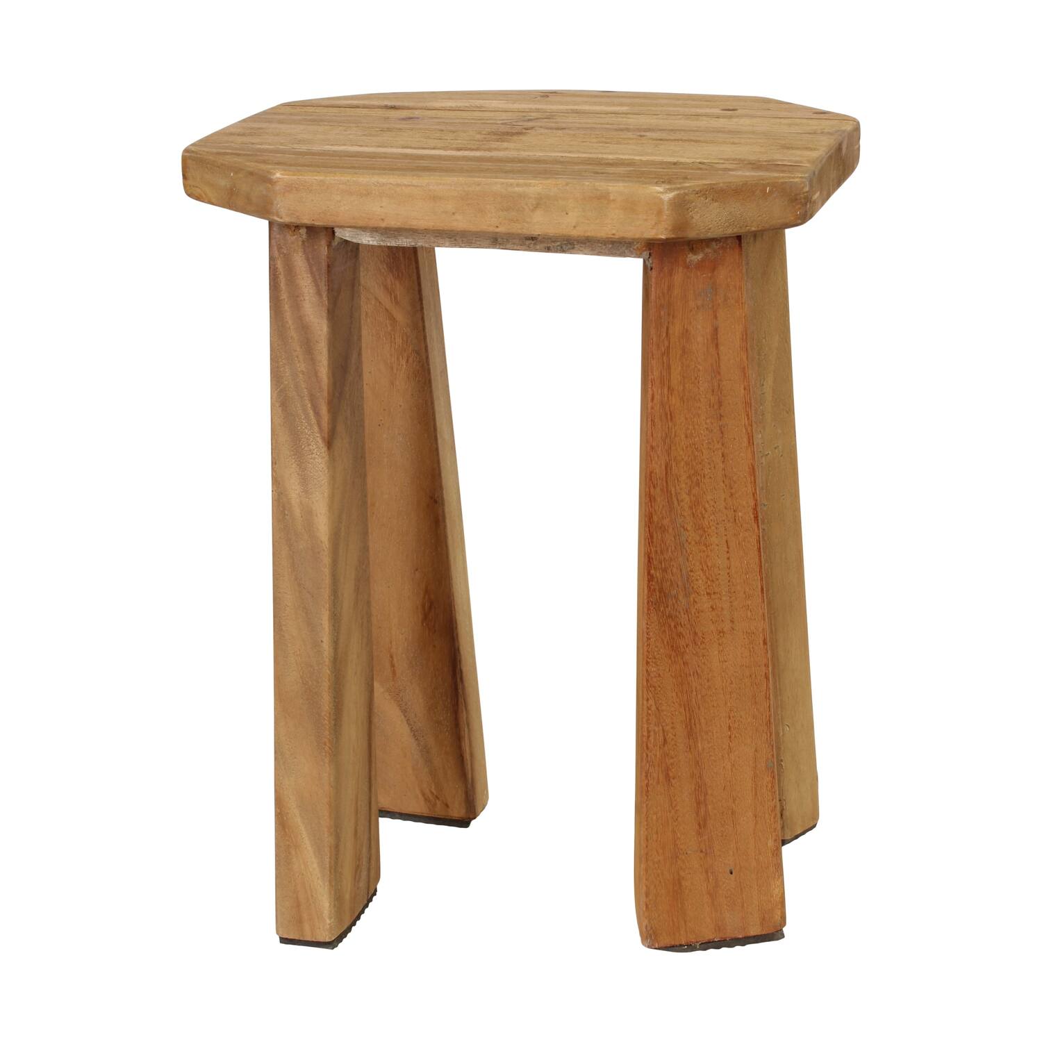 Stool teak wood 33x26x42cm