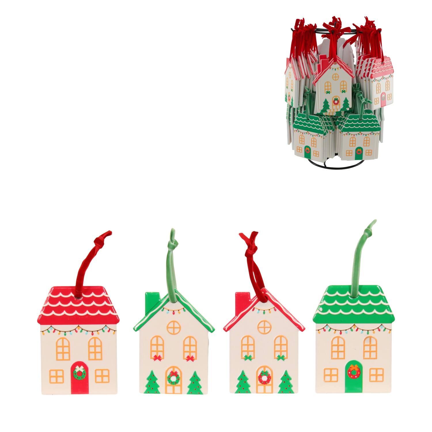 Display rack with hangers ceramic 20x20x33cm 96pc A/2