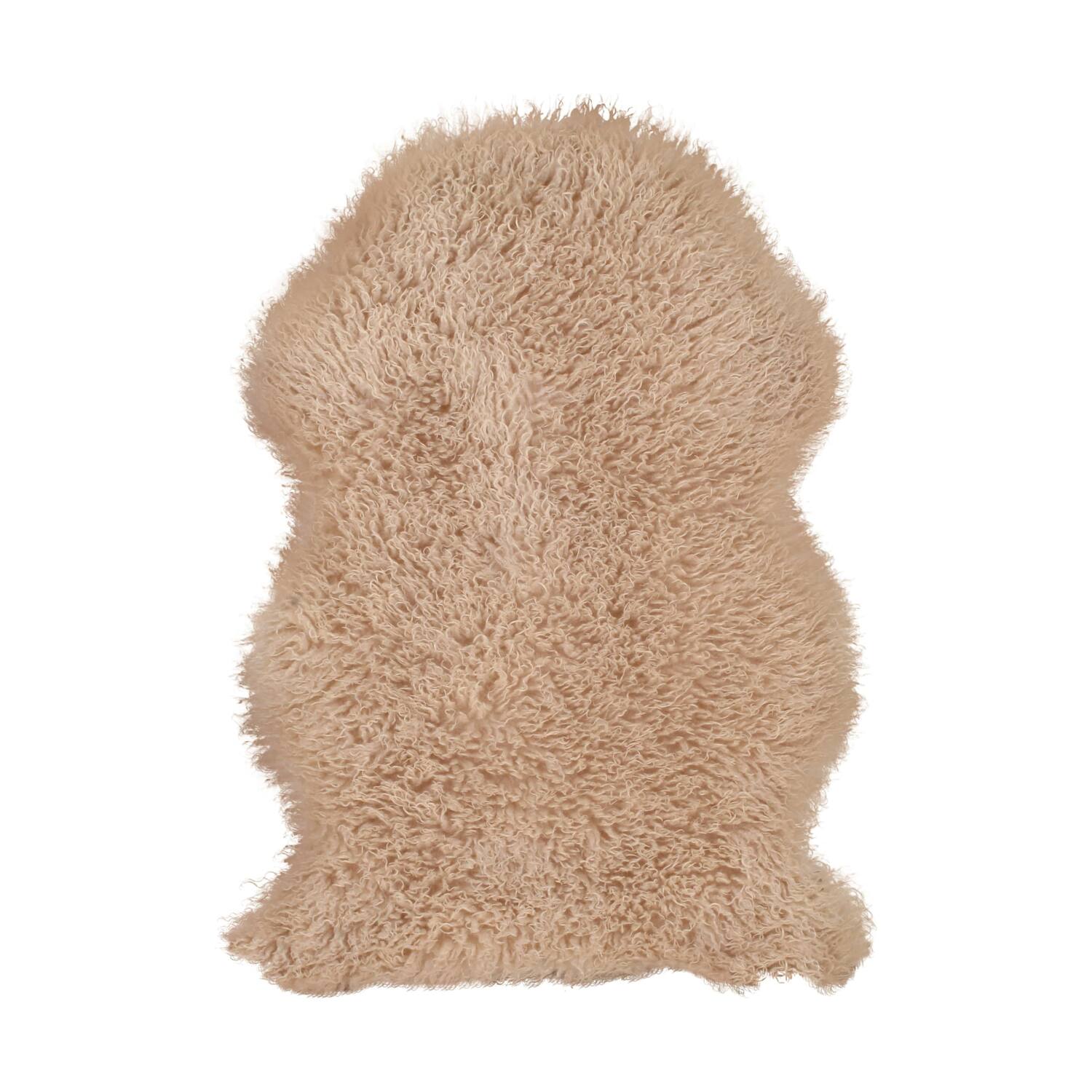 Skin faux fur polyester 60x90x5cm Grey