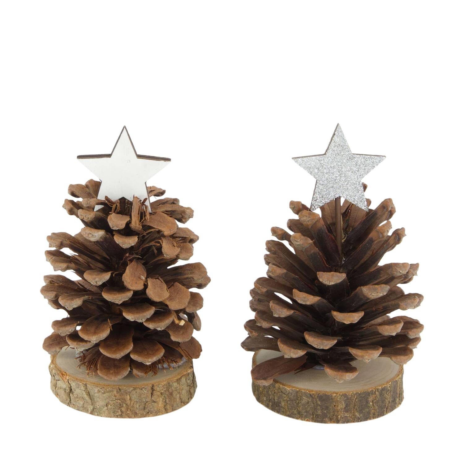 Figurine pinecone 7x7x12cm C/2