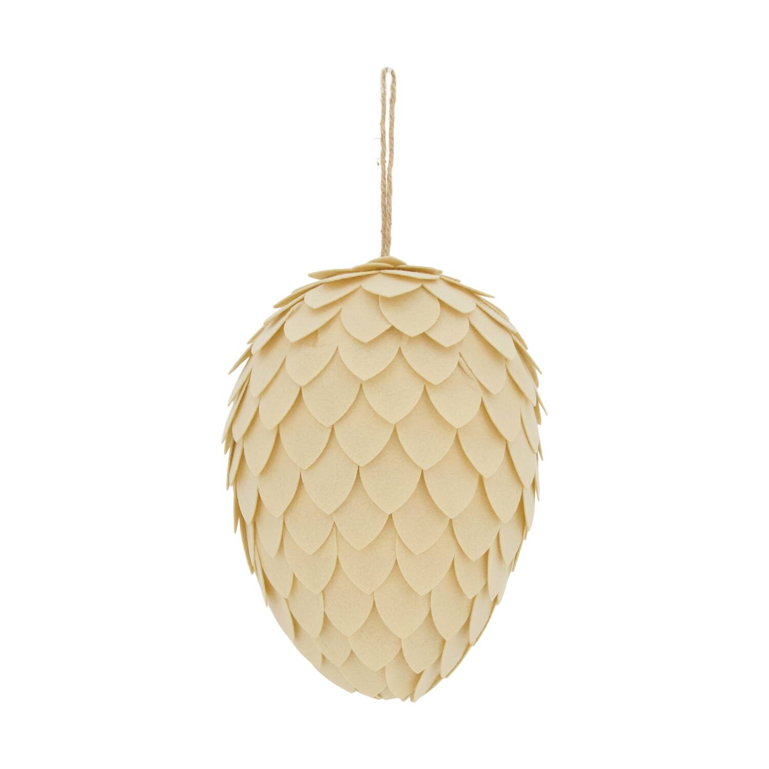 Hanger pinecone felt 18x18x27cm