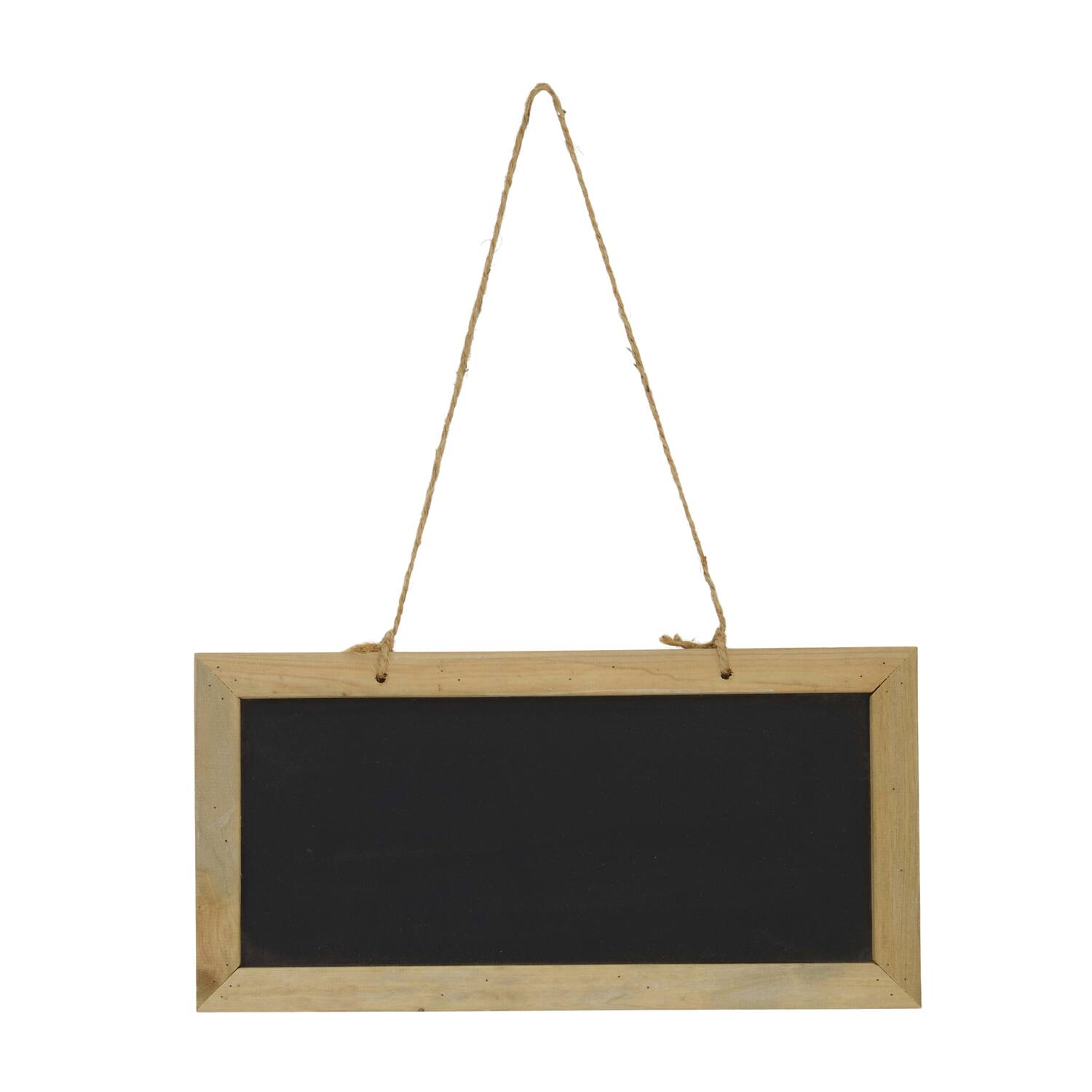 Sign blackboard mdf with hanger 30x15x0.8cm 5pc