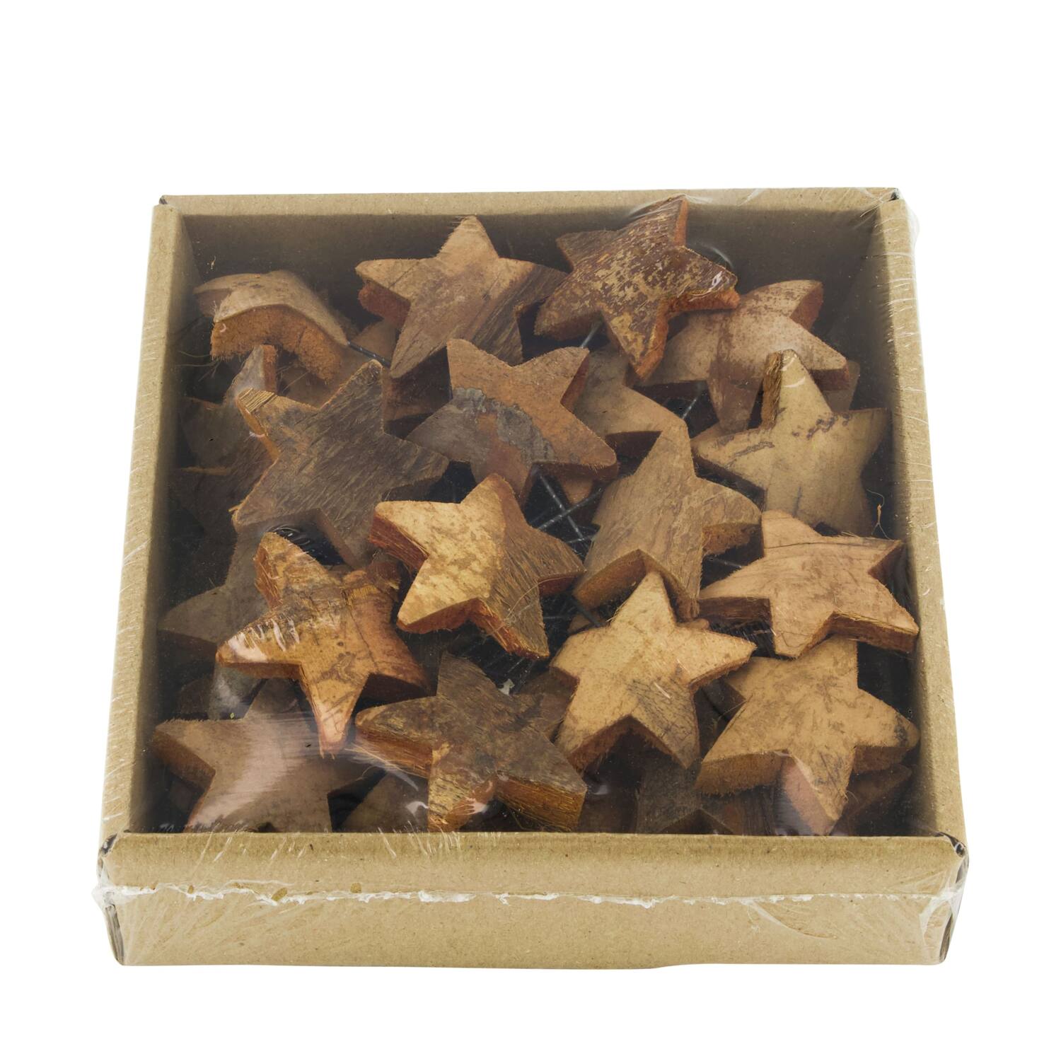 Star coco on wire 18x18x5cm 50pc