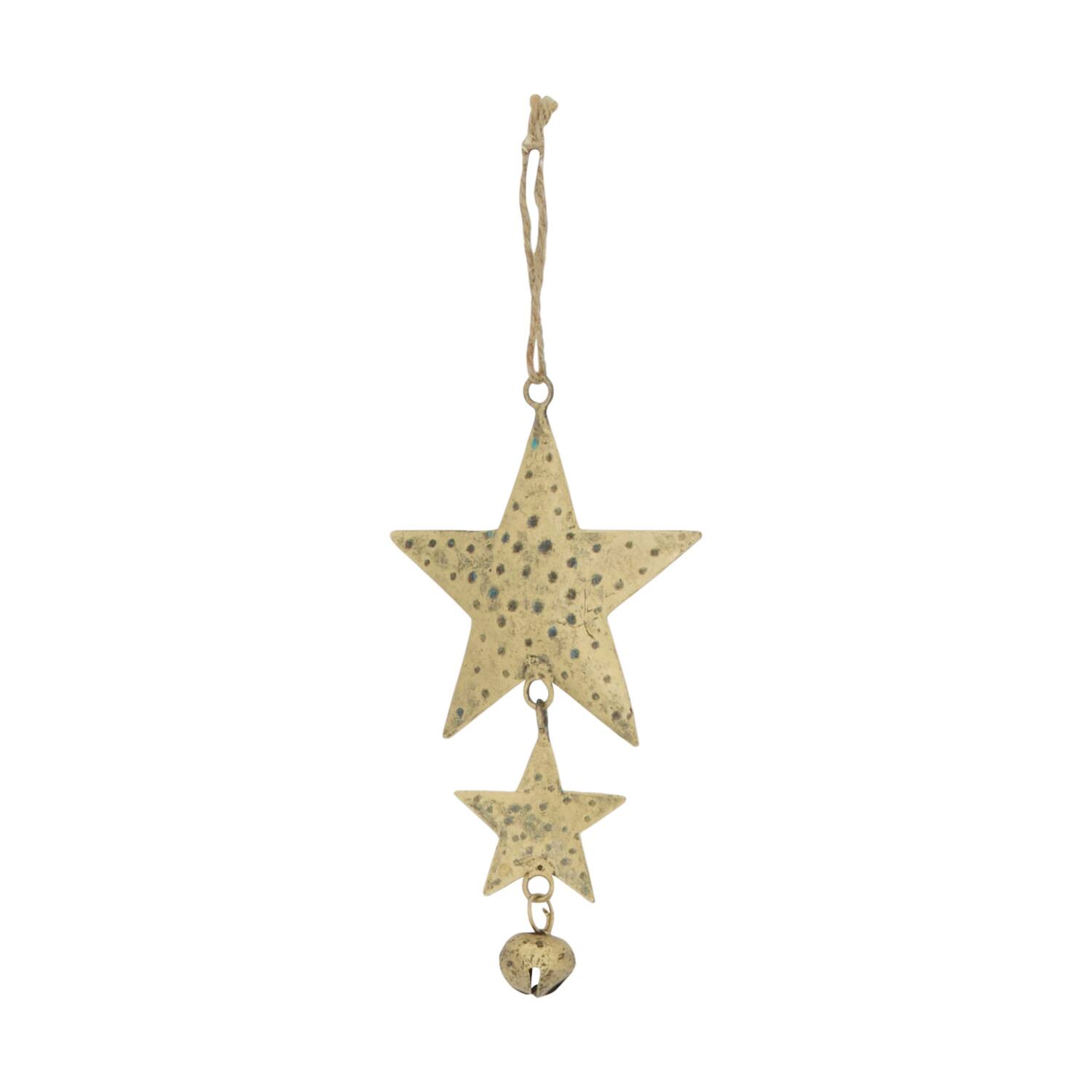 Hanger star metal 10x2x18cm
