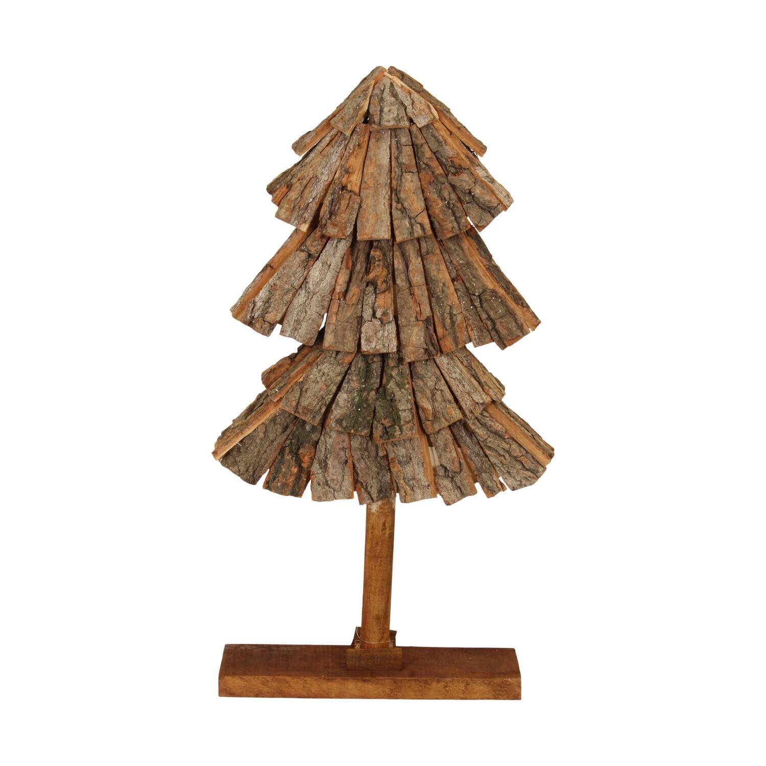 Tree poplar wood 32x10x58cm - Natural
