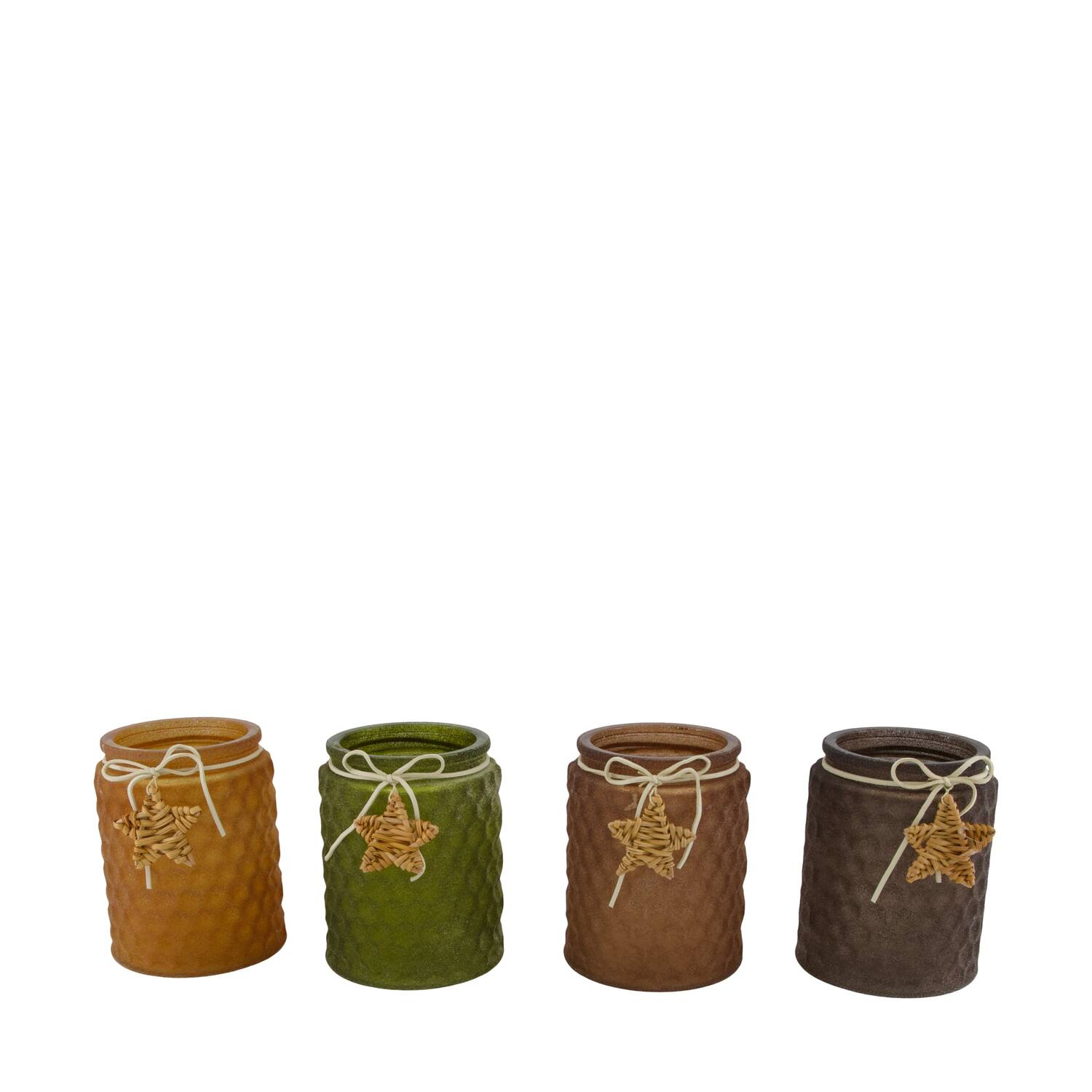Tealight holder round glass 11x11.5x13.8cm C/4