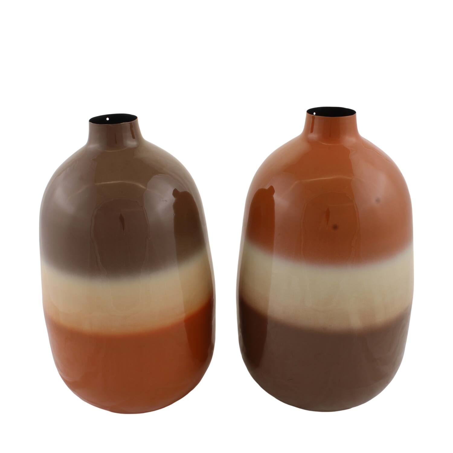 Flasche Metall 22.5x38cm 2 färben