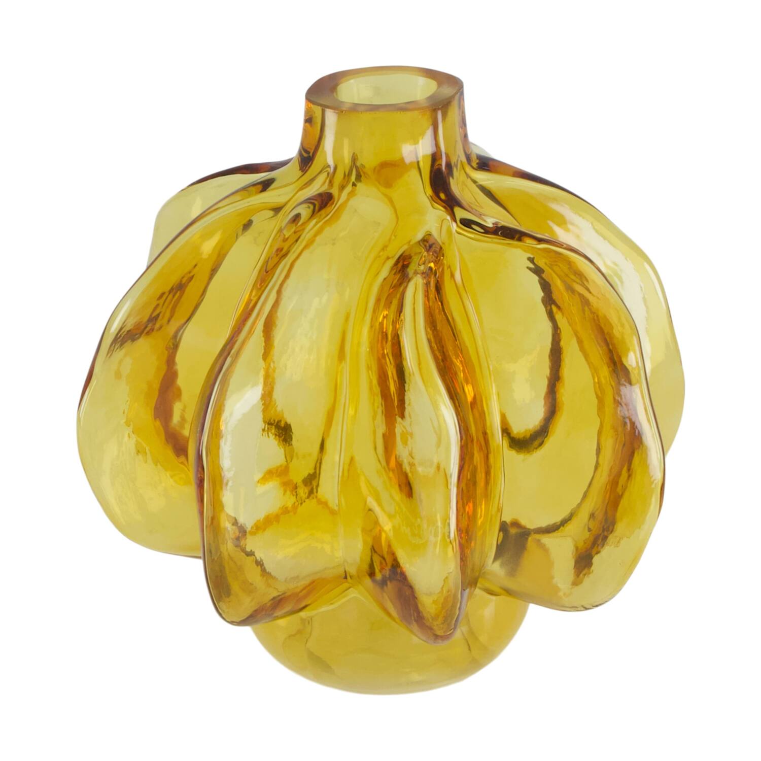 Bottle glass 16x16x17cm