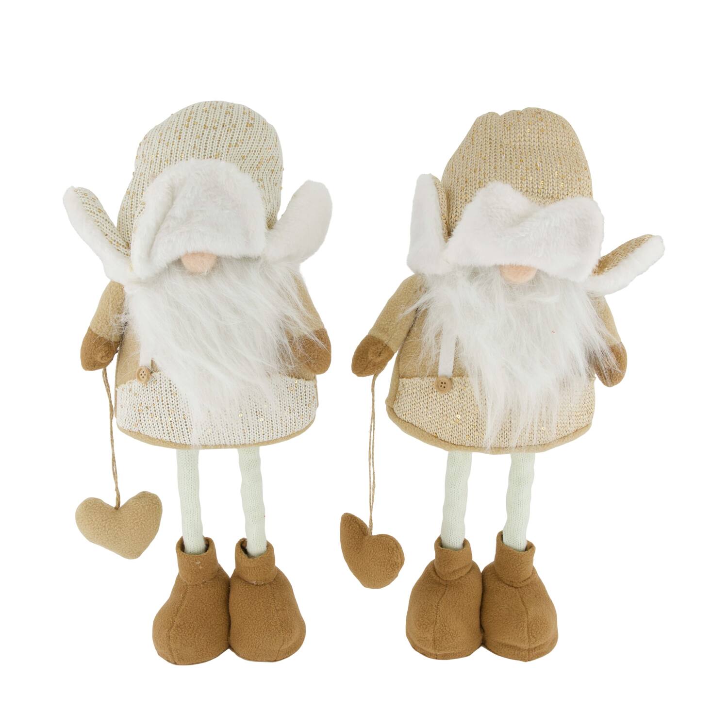 Figurine gnome fabric 22x10x50cm C2 - Cream