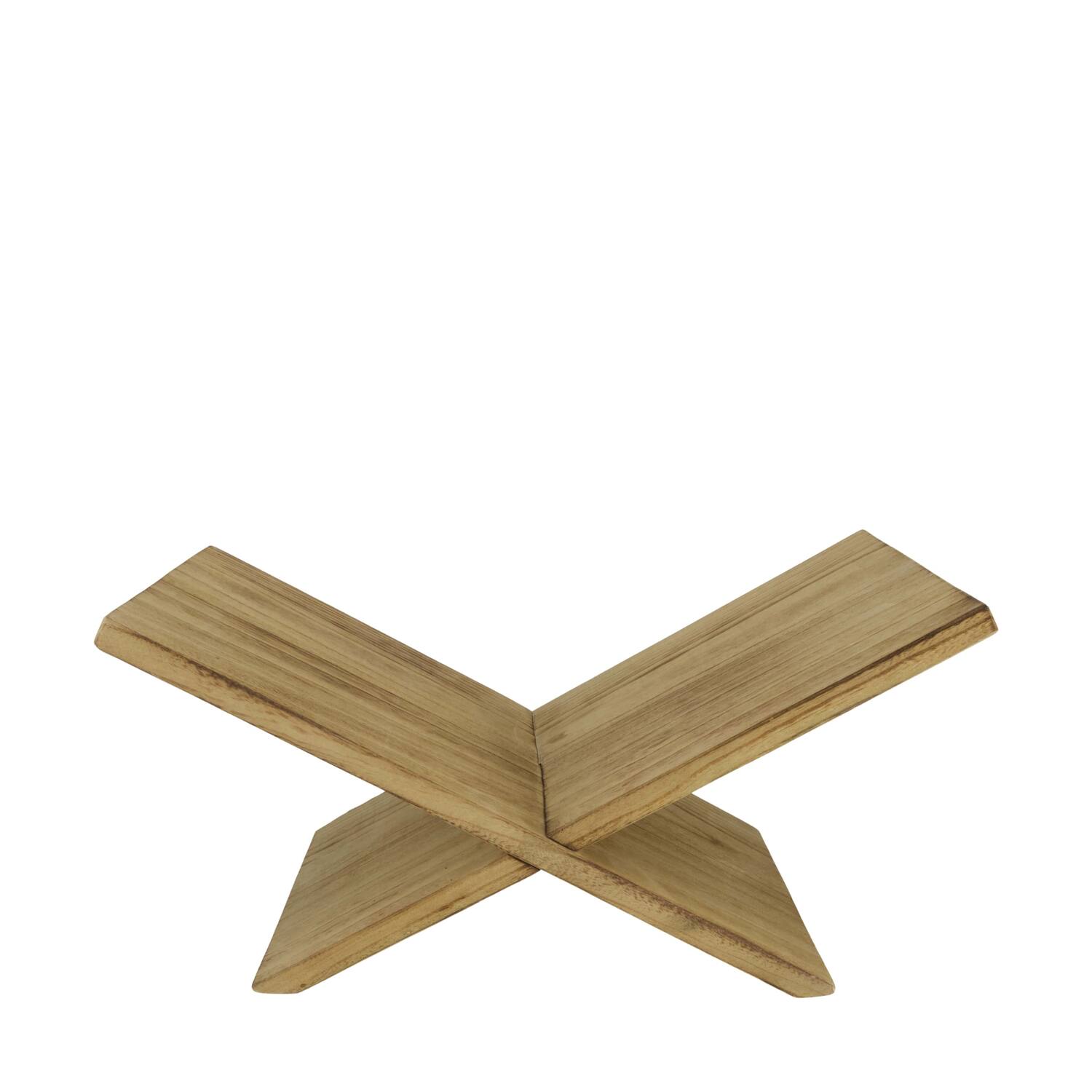 Magazine holder paulownia wood 52x28x25cm KD