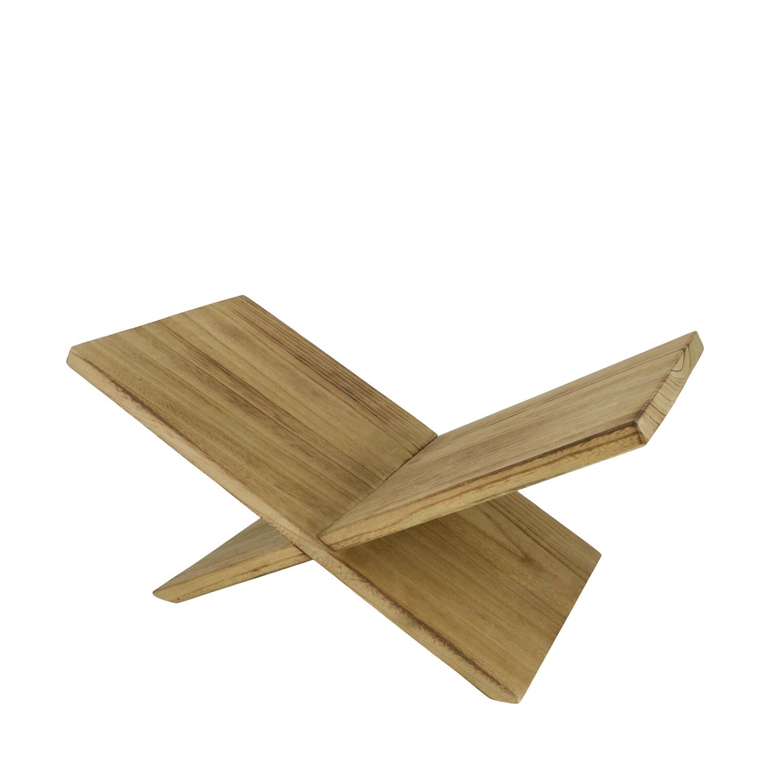 Magazine holder paulownia wood 52x28x25cm KD
