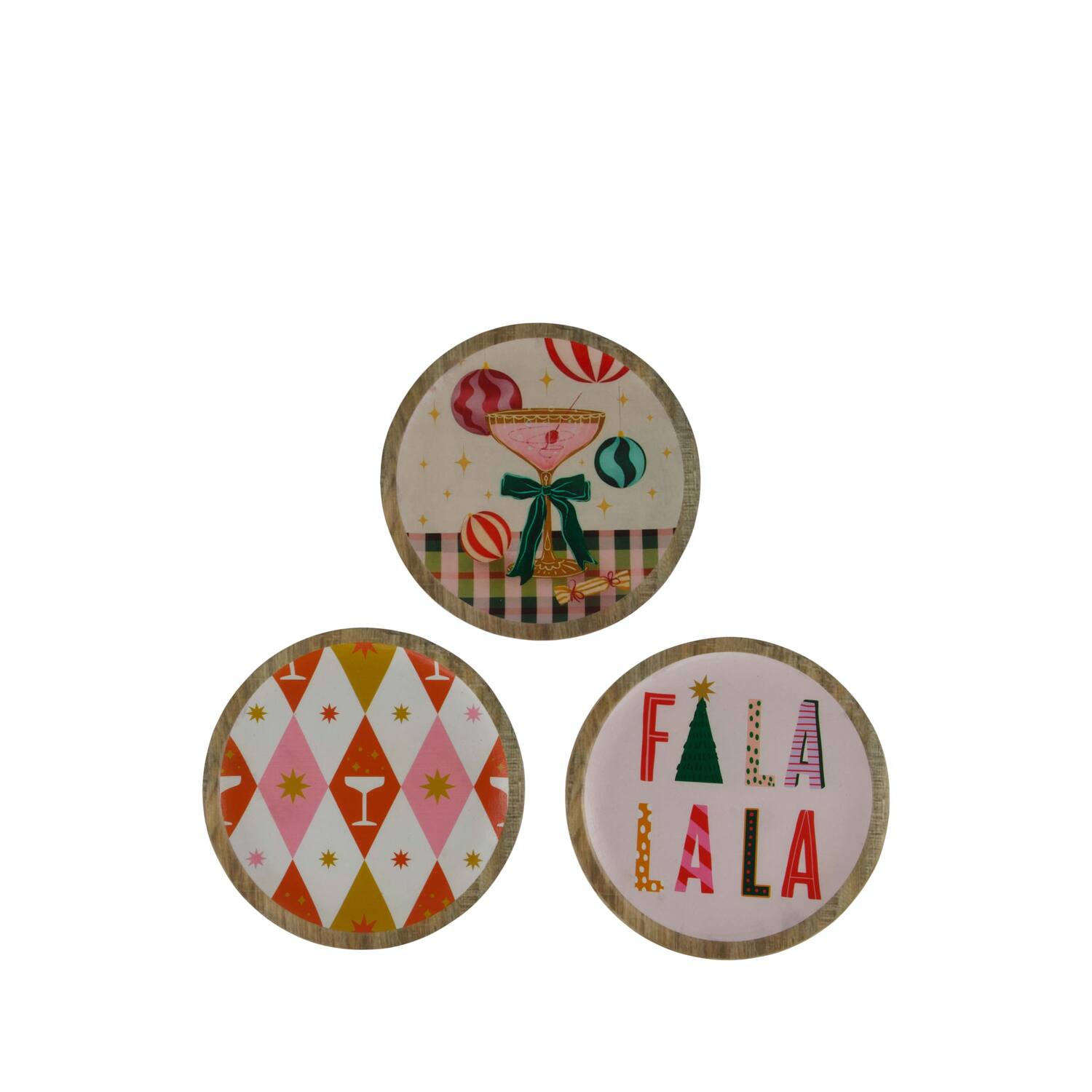 Plate polyresin 19.5x19.5x1.3cm A3 - Multi