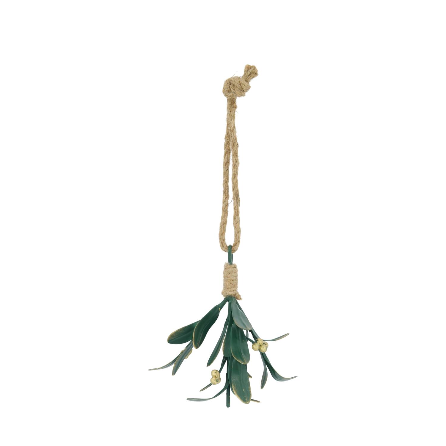 Hanger mistletoe metal 13x13x18cm