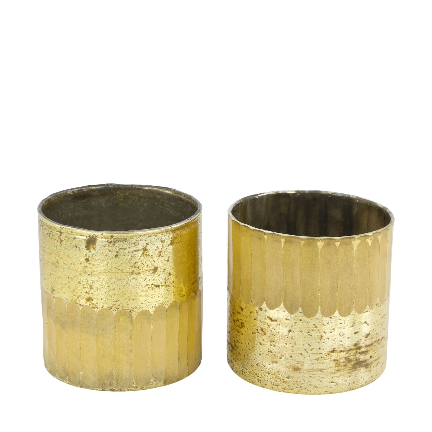 Tealight holder round glass 10x10x10cm C/2