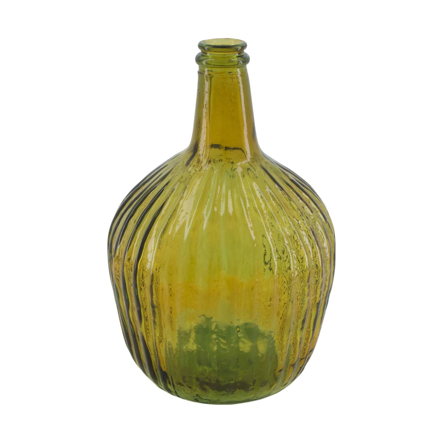 Bottle recycled glass 19x19x31cm