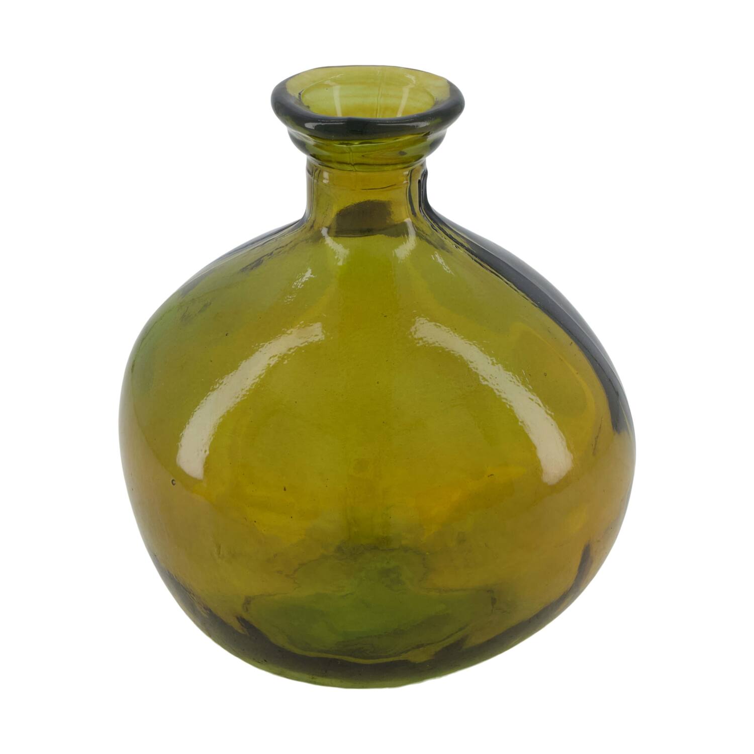 Bottle recycled glass 19x19x19cm