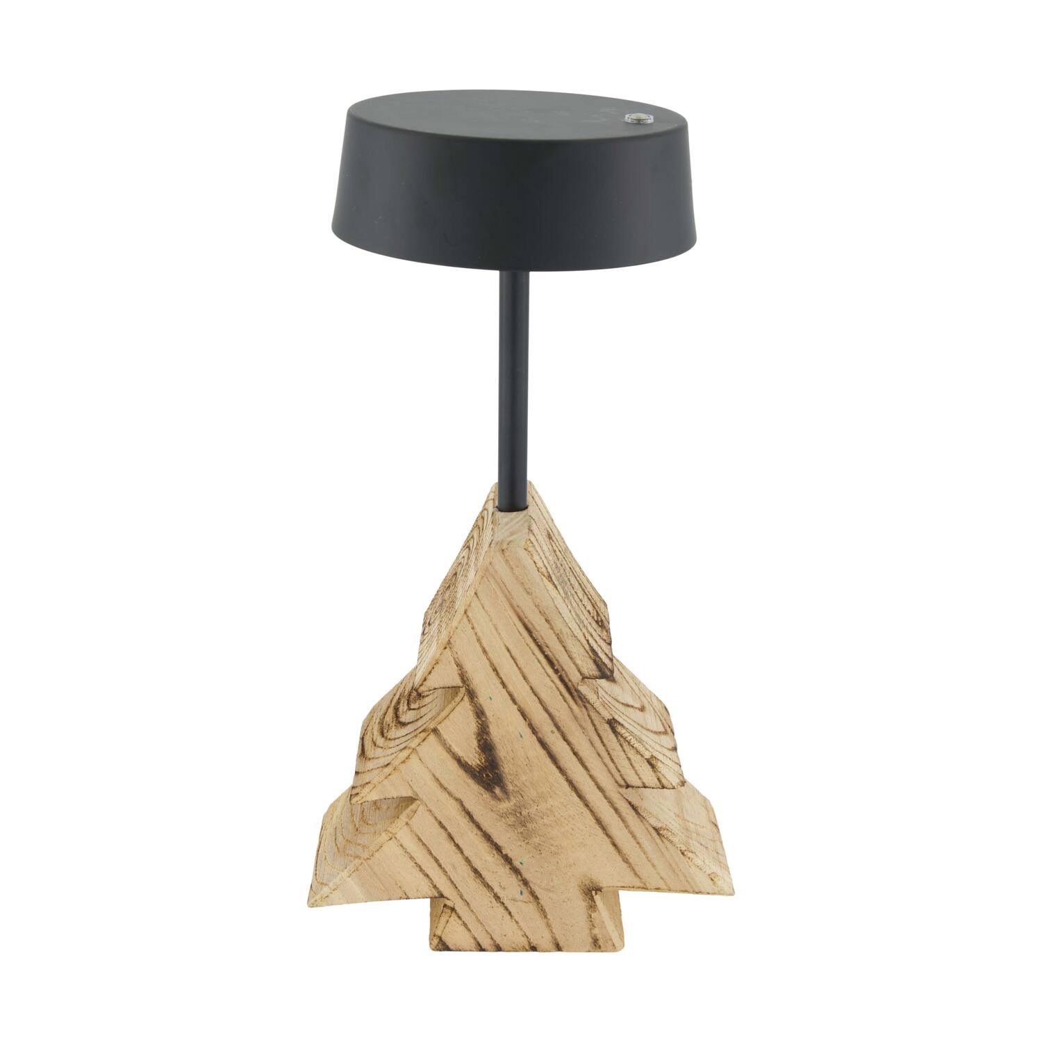 Table lamp tree rechargeable incl. cable metal on feet 16x13x32cm
