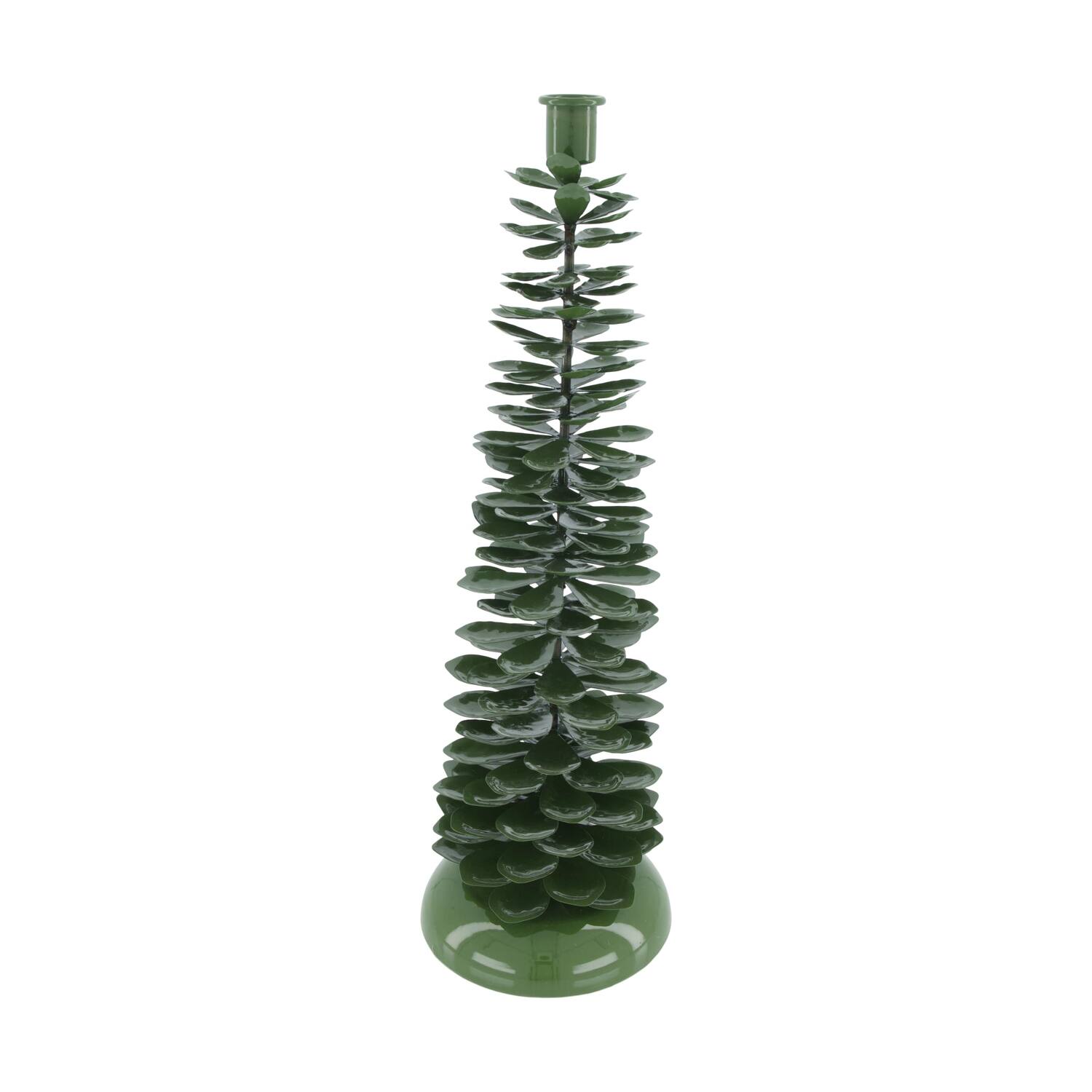 Dinnercandle holder tree metal 14x14x44cm