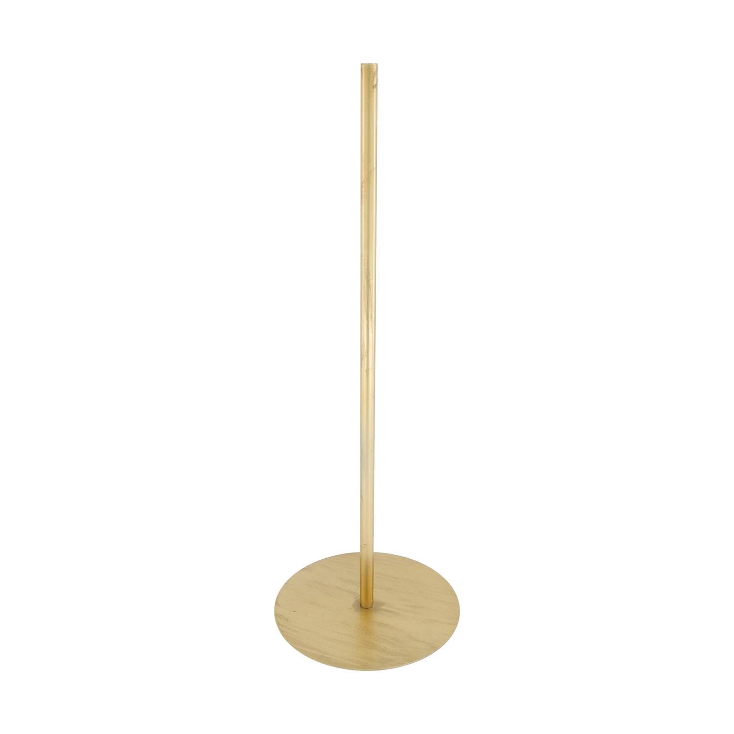 Flower base metal 18x49cm Gold