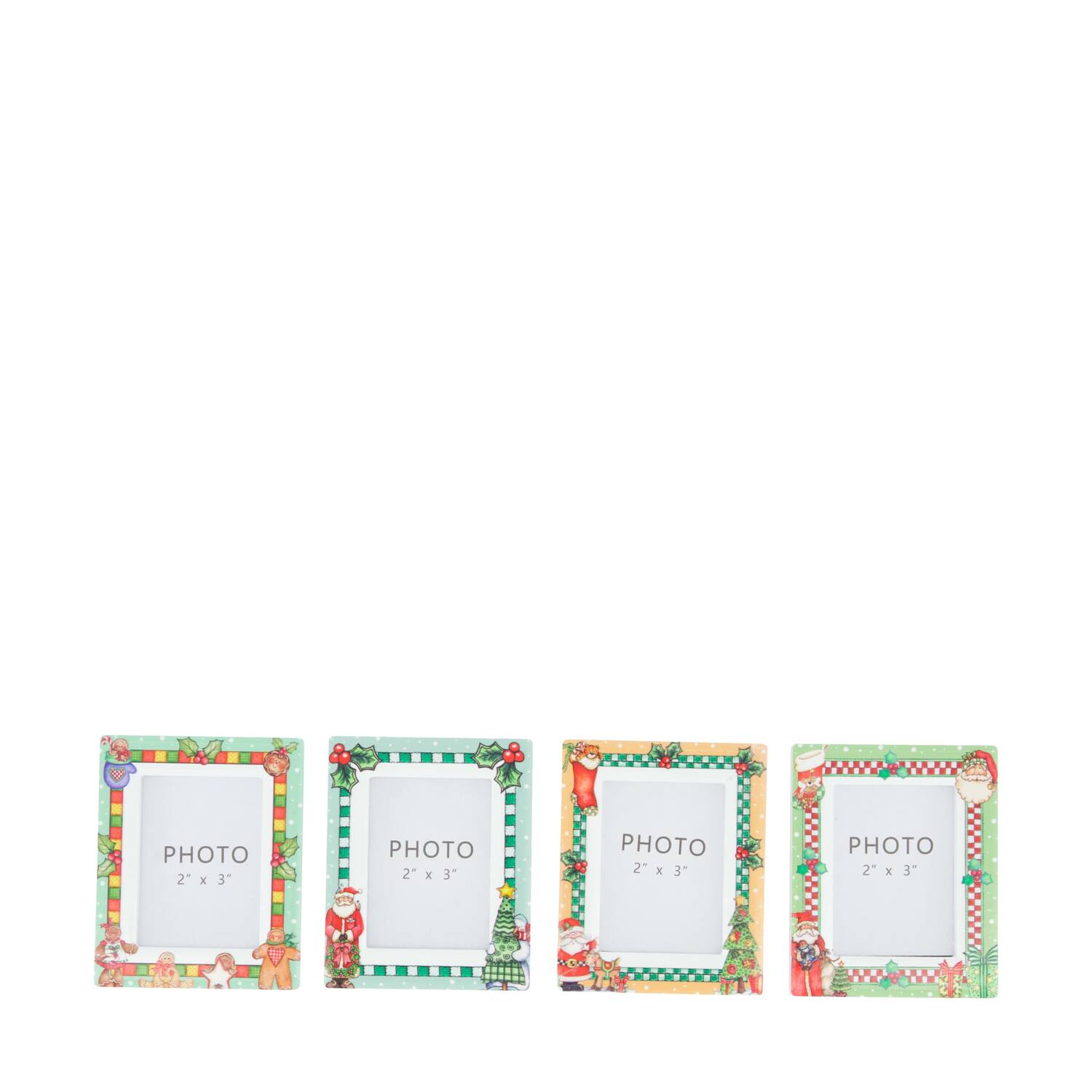 Photoframe christmas ceramic 6.5x8x0.7cm A/4