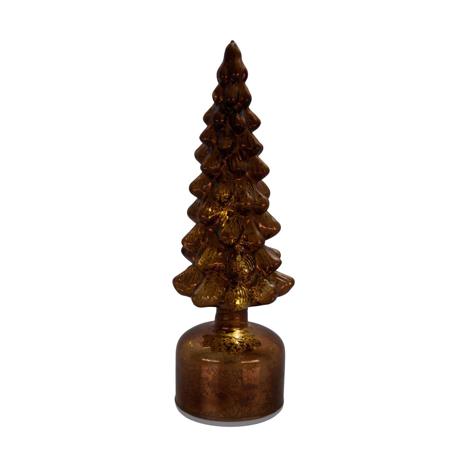 Statue tree rotatable with led glass 9x9x28cm