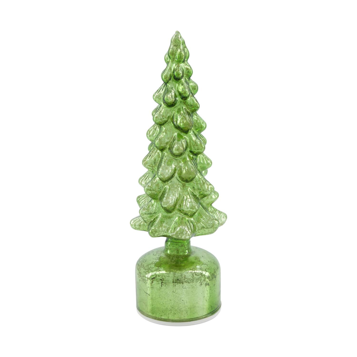 Statue tree rotatable with led glass 9x9x28cm