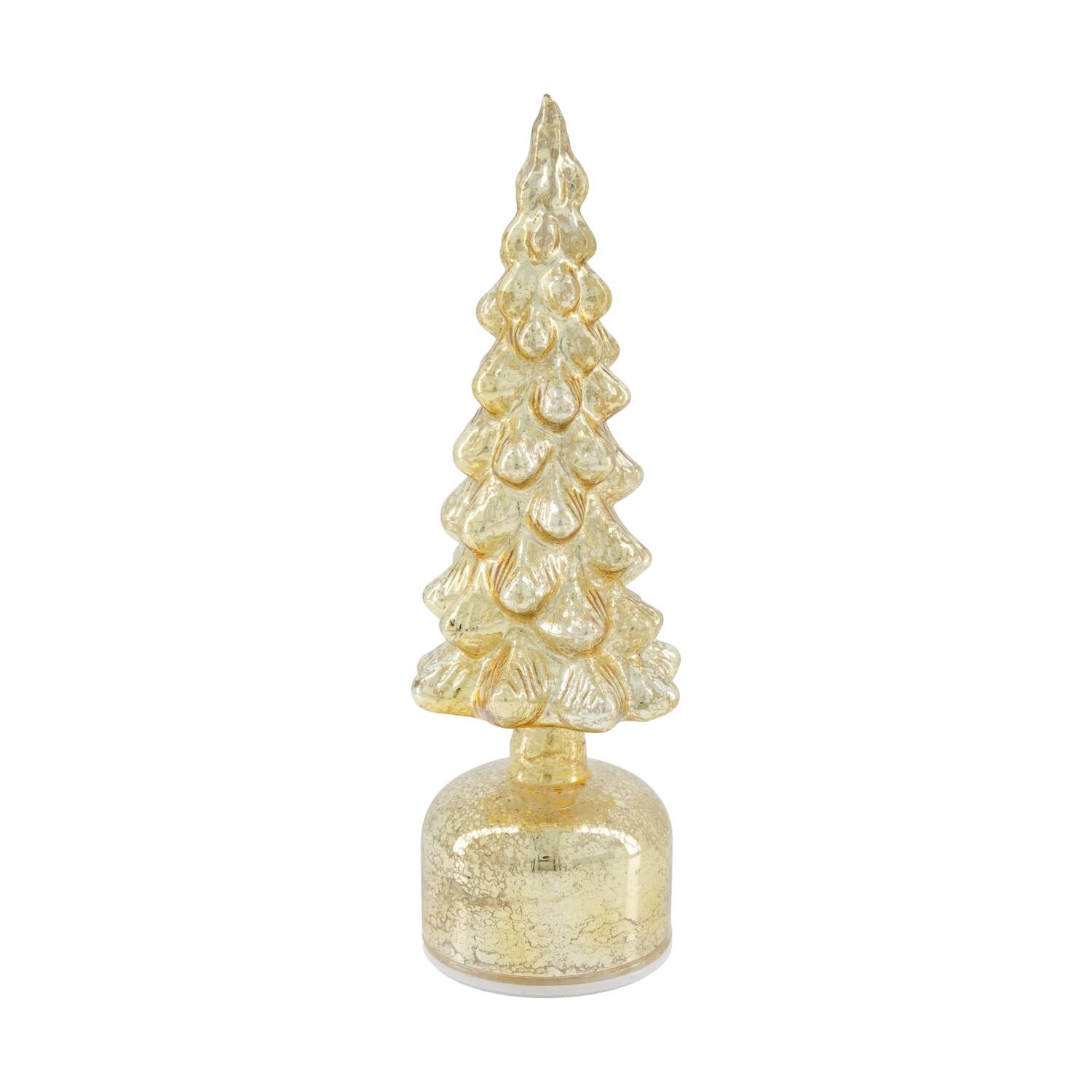 Statue tree rotatable with led glass 9x9x28cm