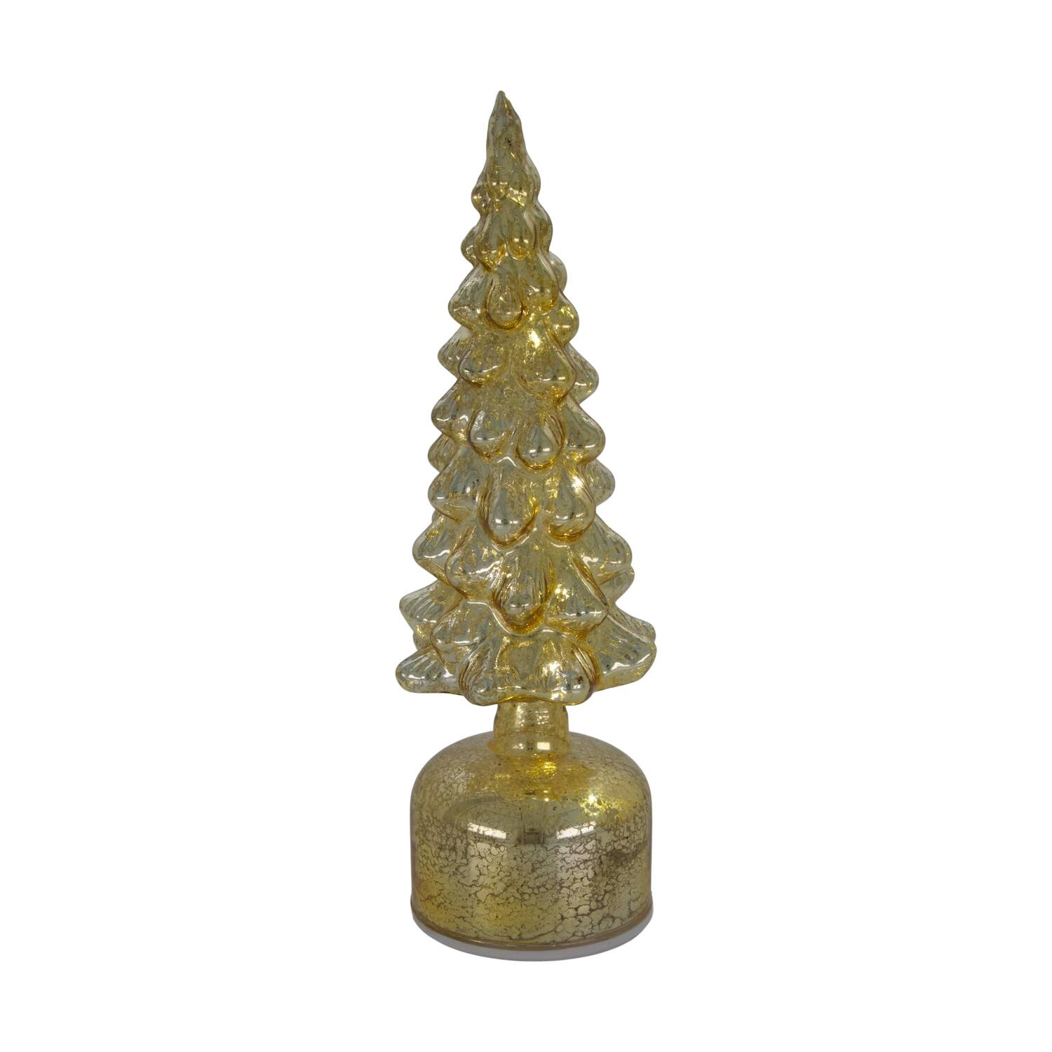 Statue tree rotatable with led glass 9x9x28cm