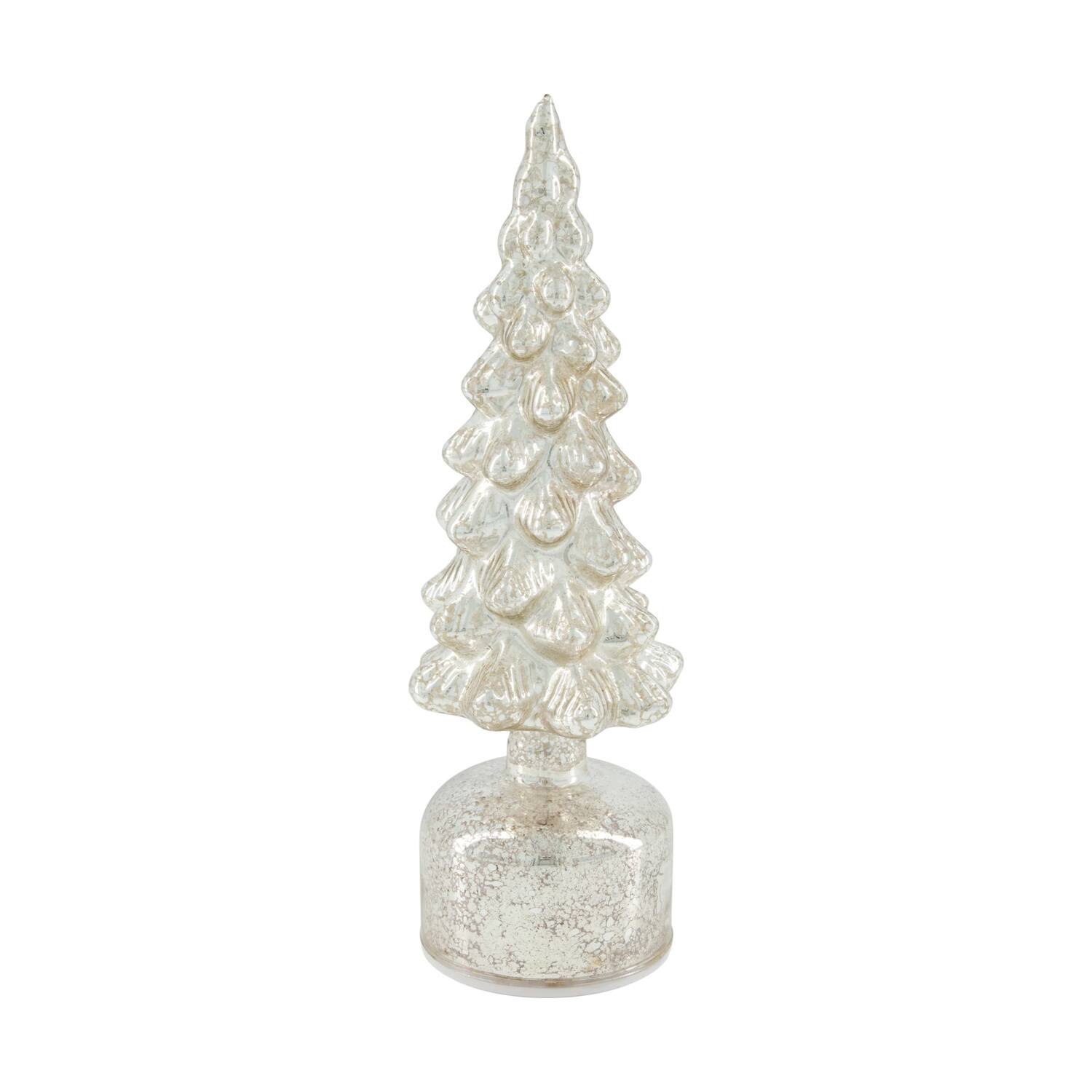 Statue tree rotatable with led glass 9x9x28cm