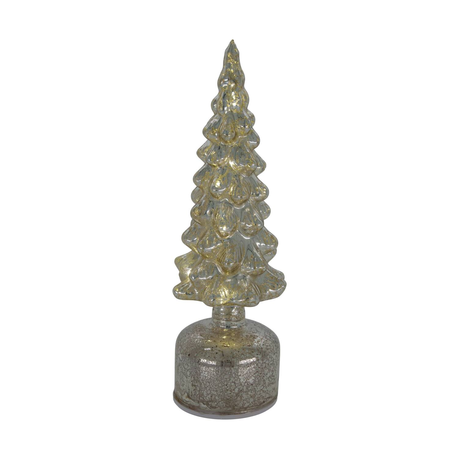 Statue tree rotatable with led glass 9x9x28cm