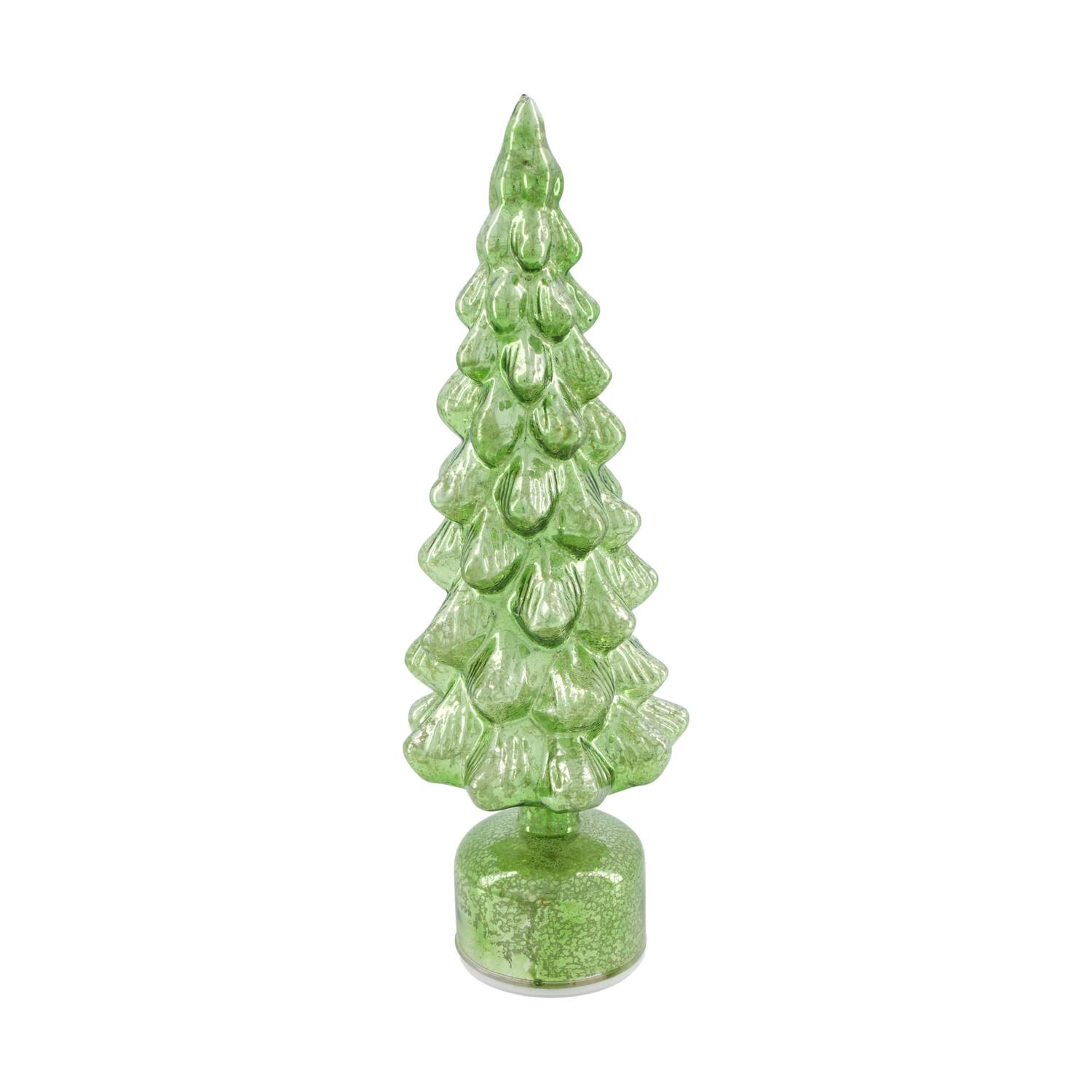 Statue tree rotatable with led glass 10x10x38cm