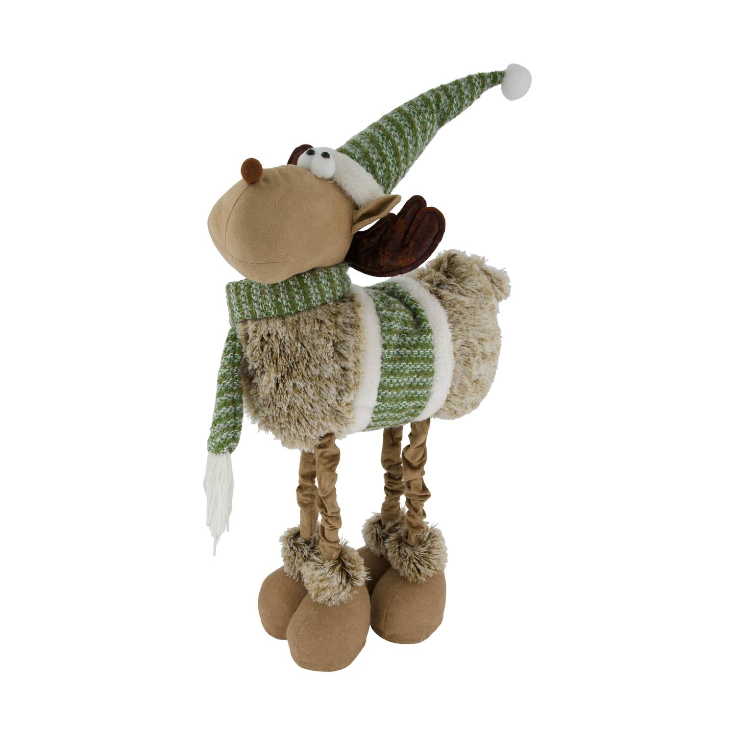 Figurine reindeer fabric 38x20x75cm - Multi