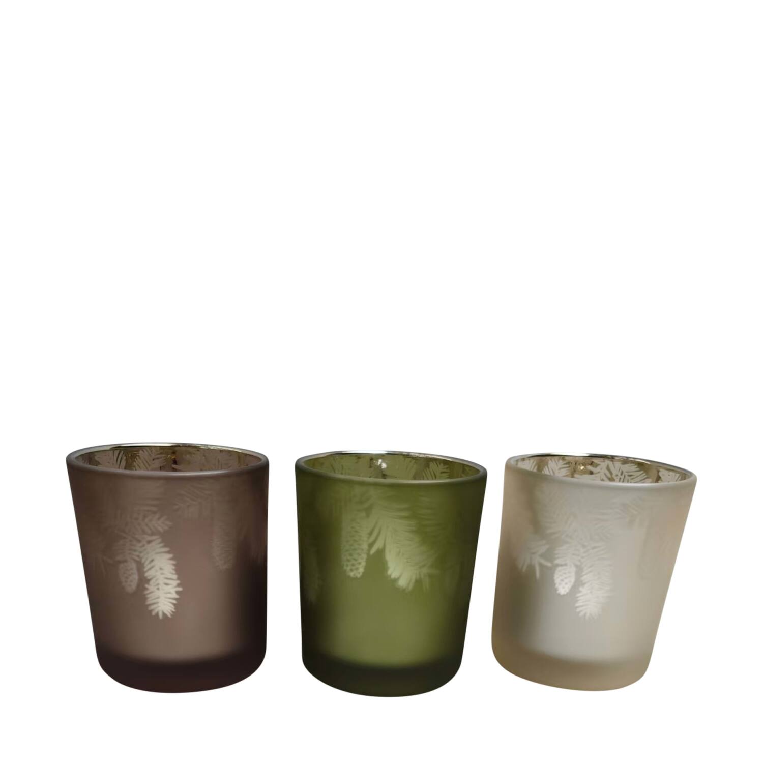 Tealight holder glass 7x7x8cm C/3