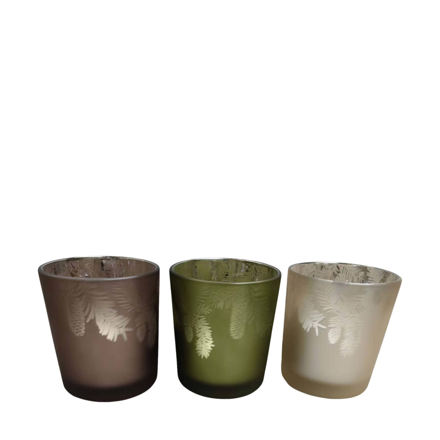 Tealight holder glass 9x9x10cm C/3