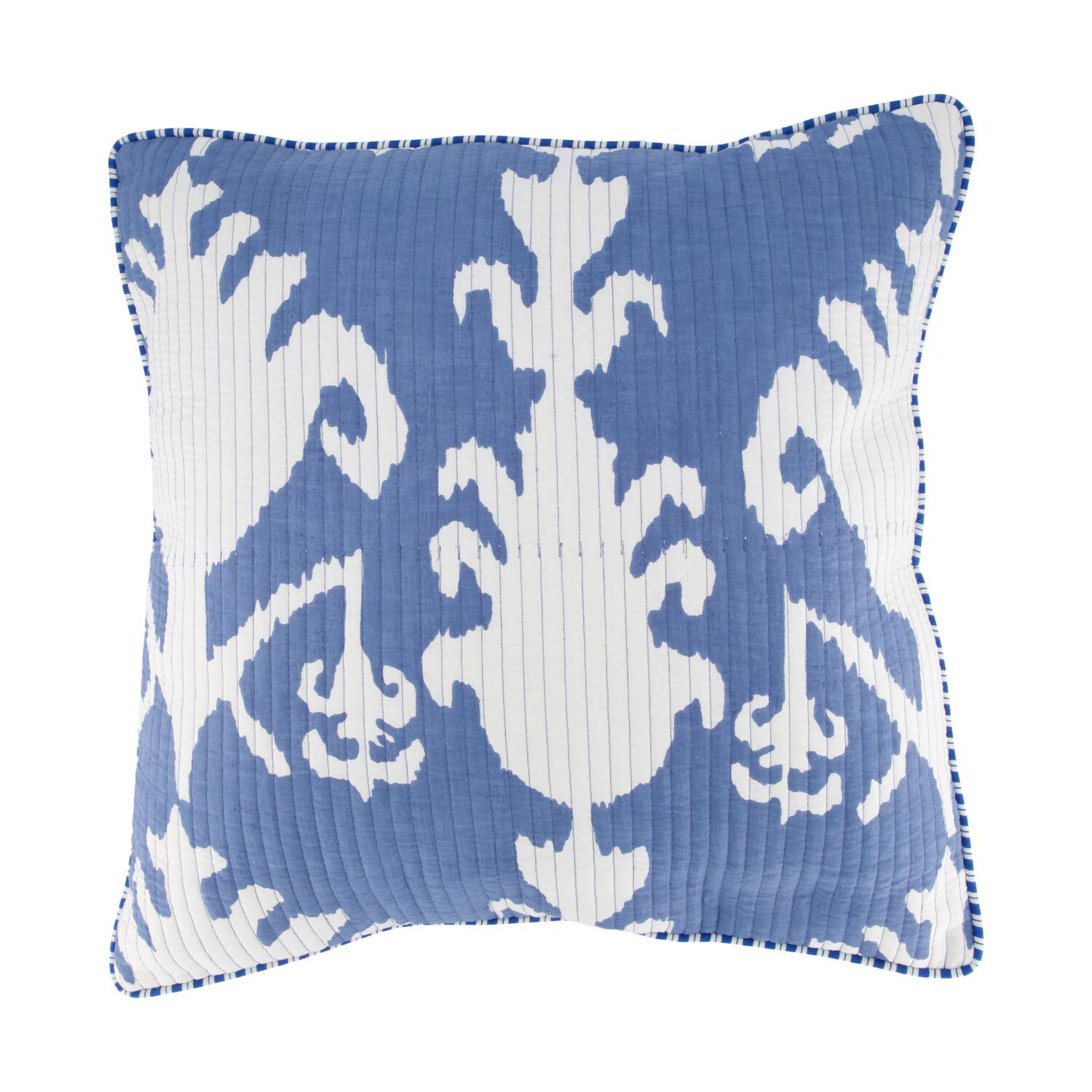 Cushion print quilted cotton 45x45x8cm