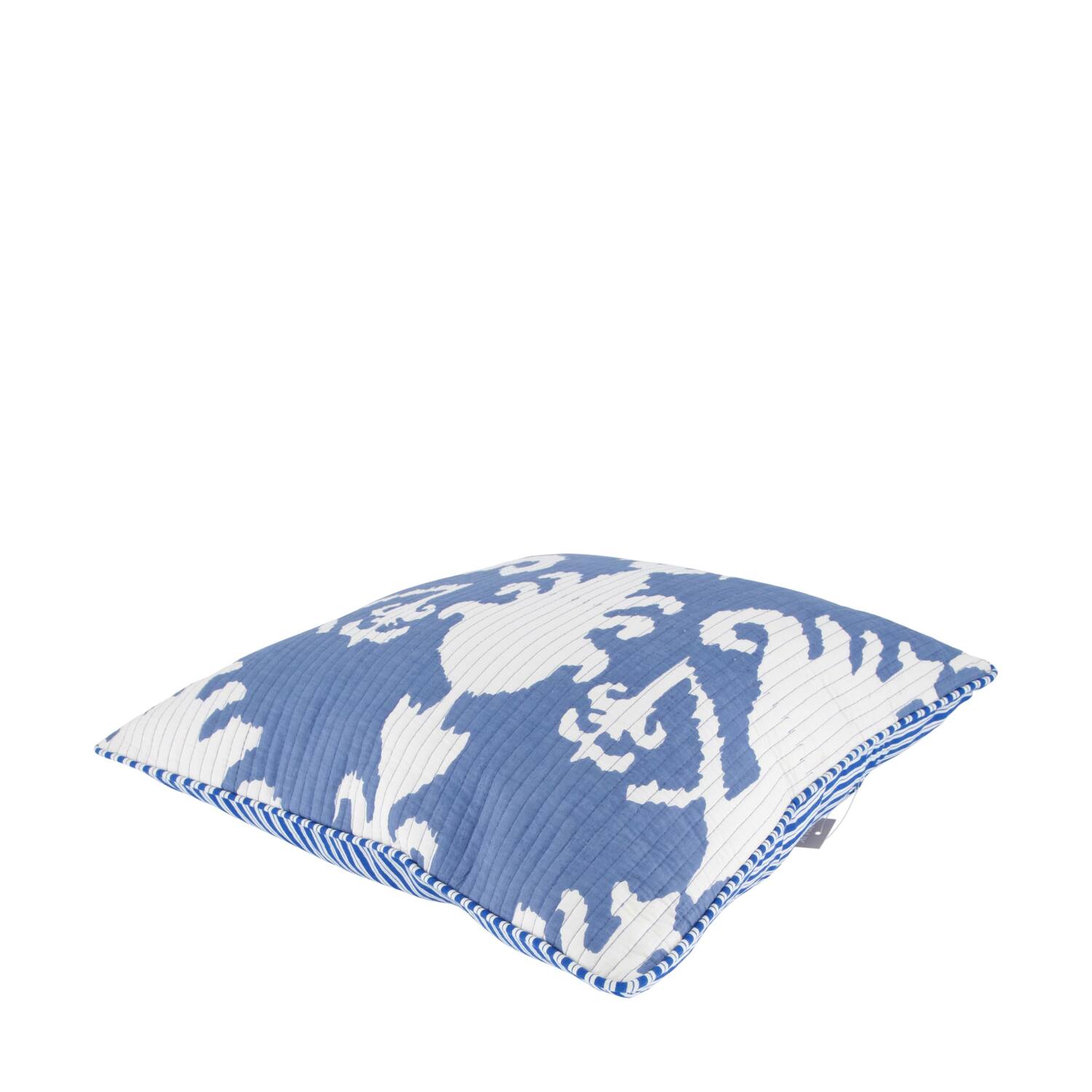 Cushion print quilted cotton 45x45x8cm