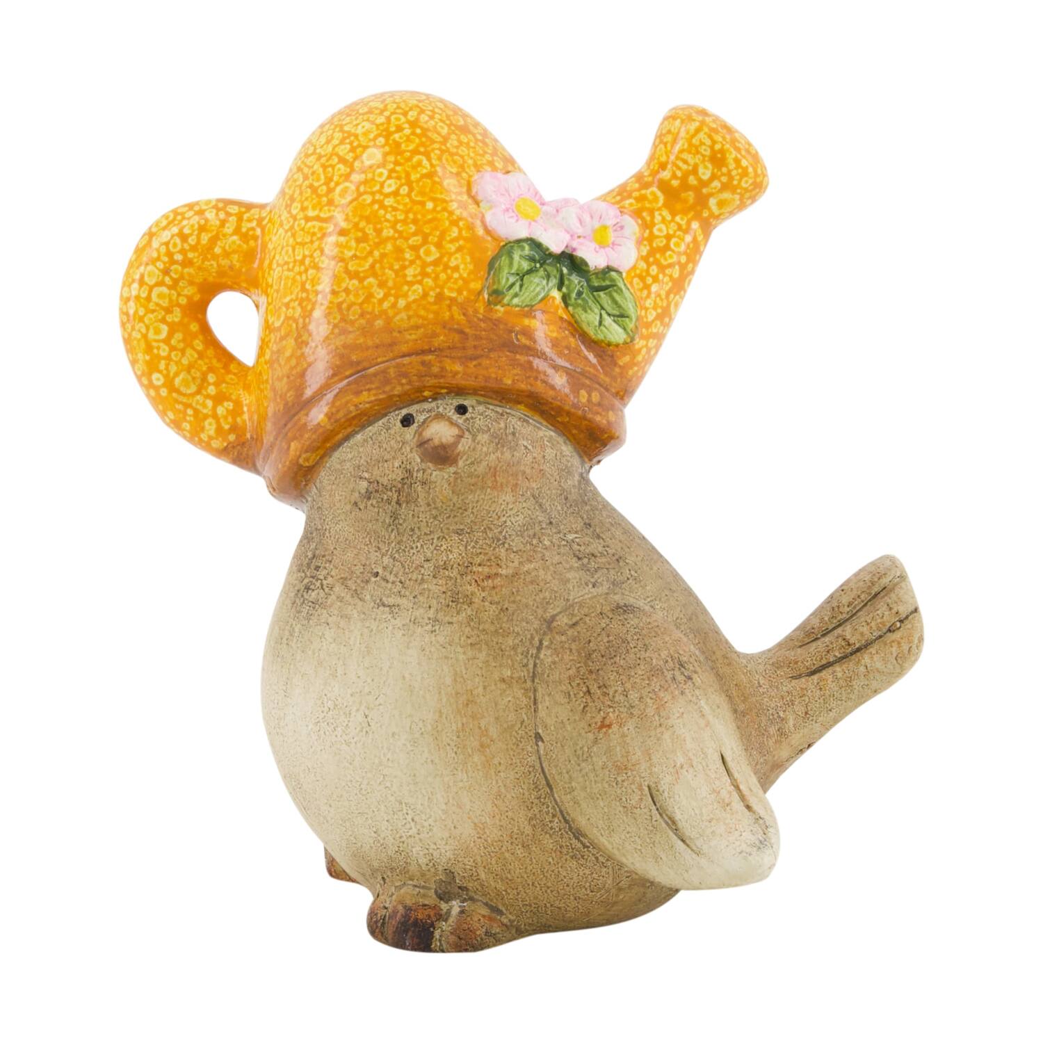 Figurine bird terracotta 12x9.5x12cm