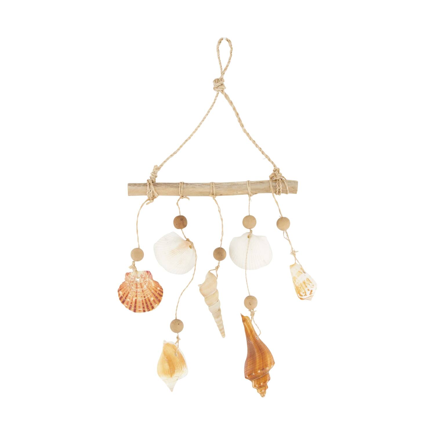 Hanger shells nature 18x2x36cm