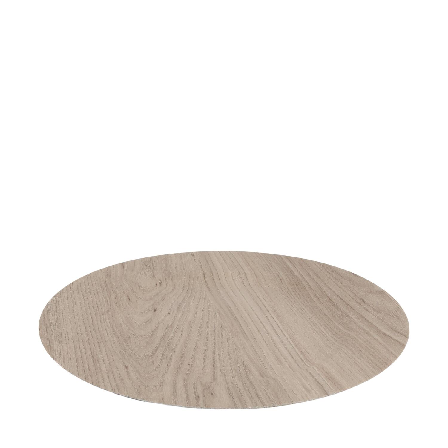 Plate round plastic 33x33x2cm