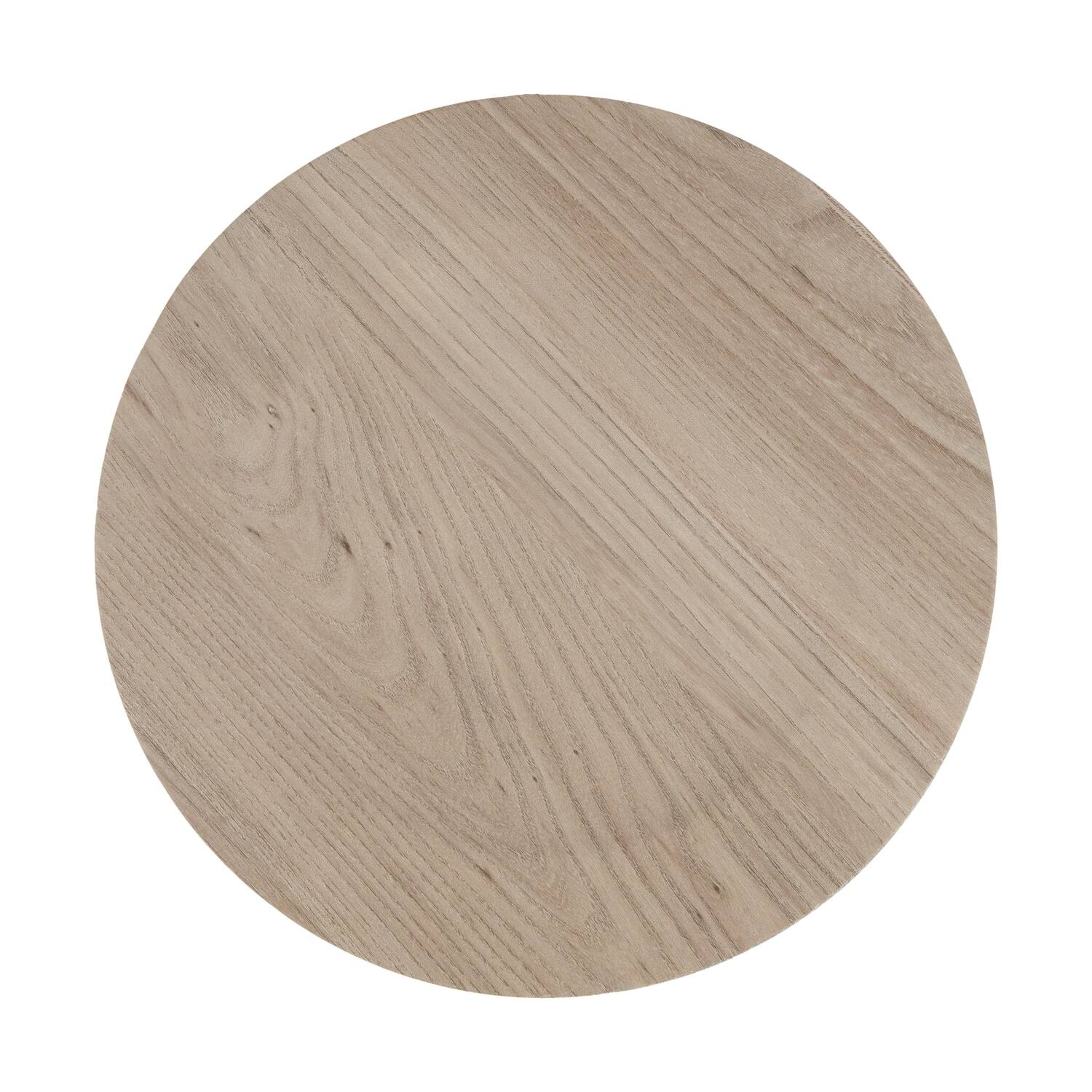 Plate round plastic 33x33x2cm